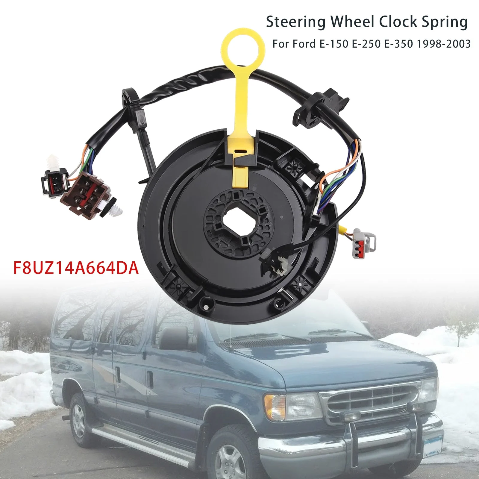 Steering Wheel Clock Spring F8UZ14A664DA For Ford E-150 E-250 E-350 1998-2003