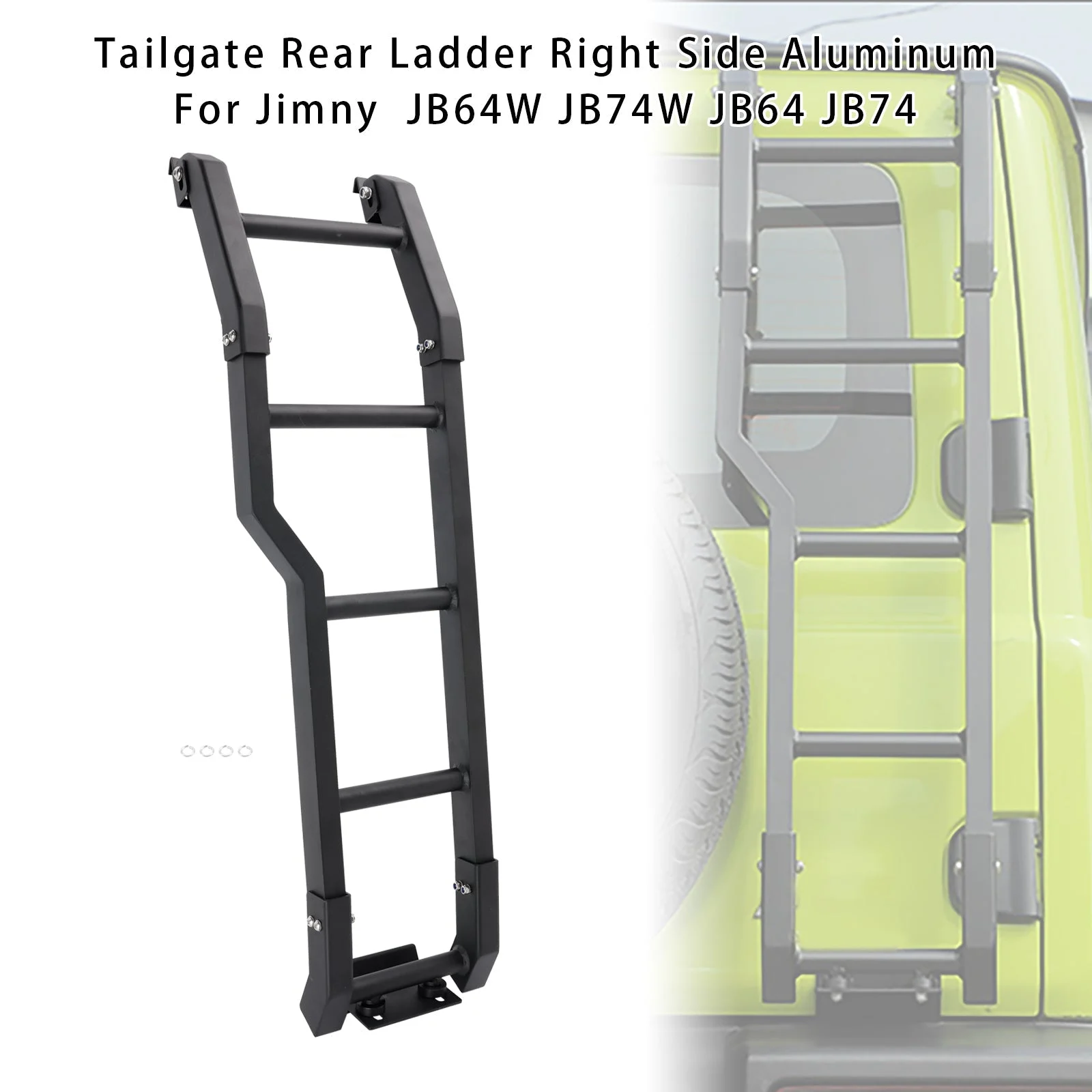 Tailgate Rear Ladder Right Side Aluminum For Jimny  JB64W JB74W JB64 JB74