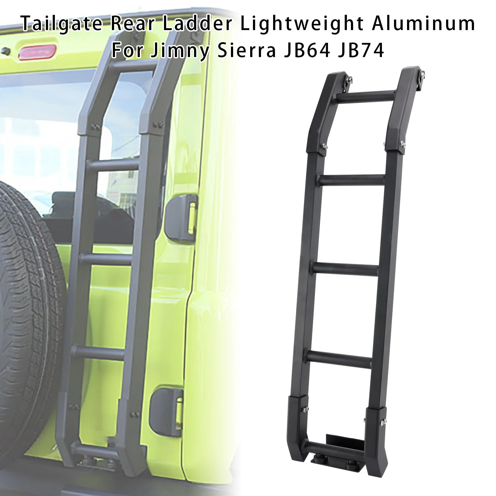 Tailgate Rear Ladder Lightweight Aluminum For Jimny Sierra JB64 JB74