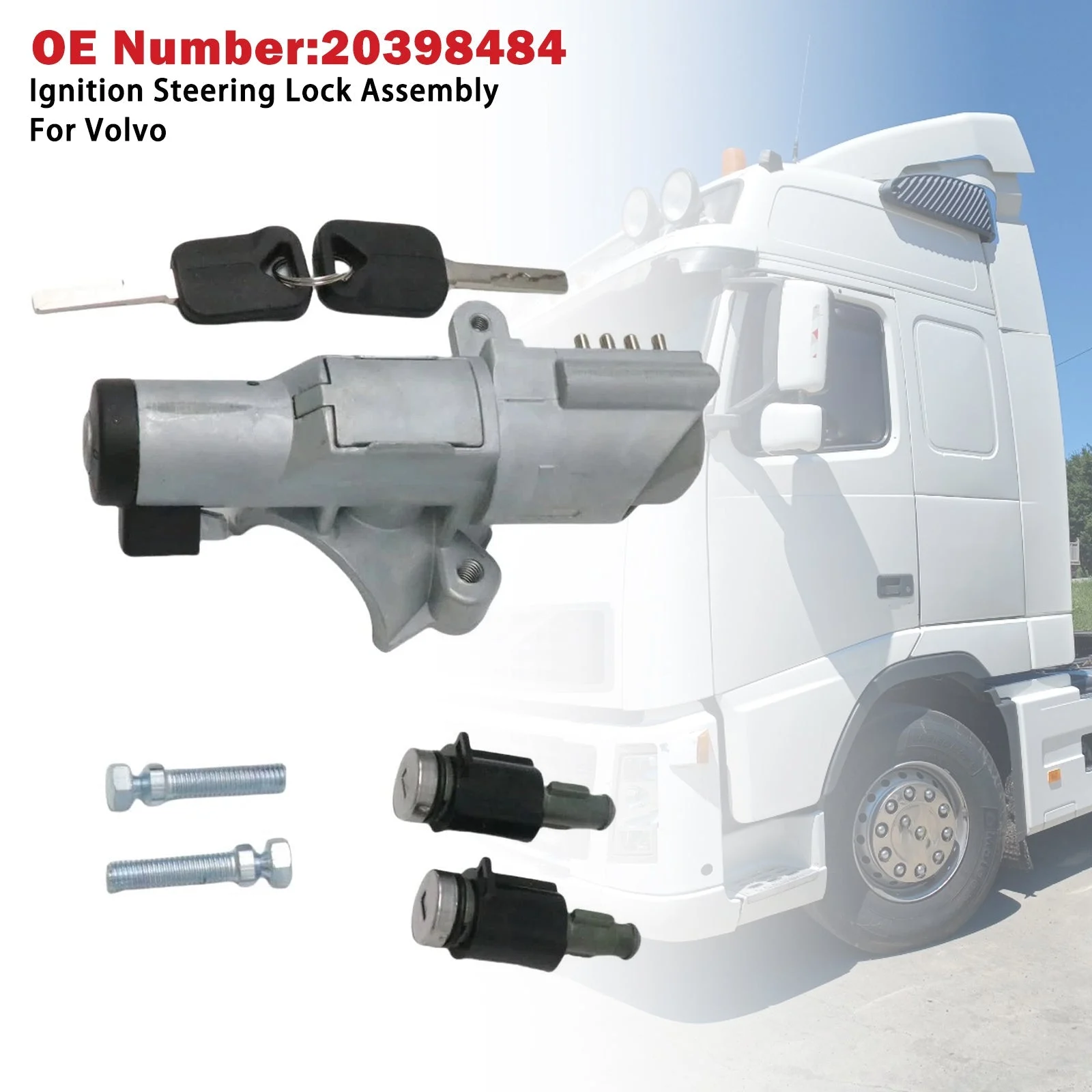 Ignition Steering Lock Assembly 20398484 1095710 8159907 for 1996-13 Volvo FH FM