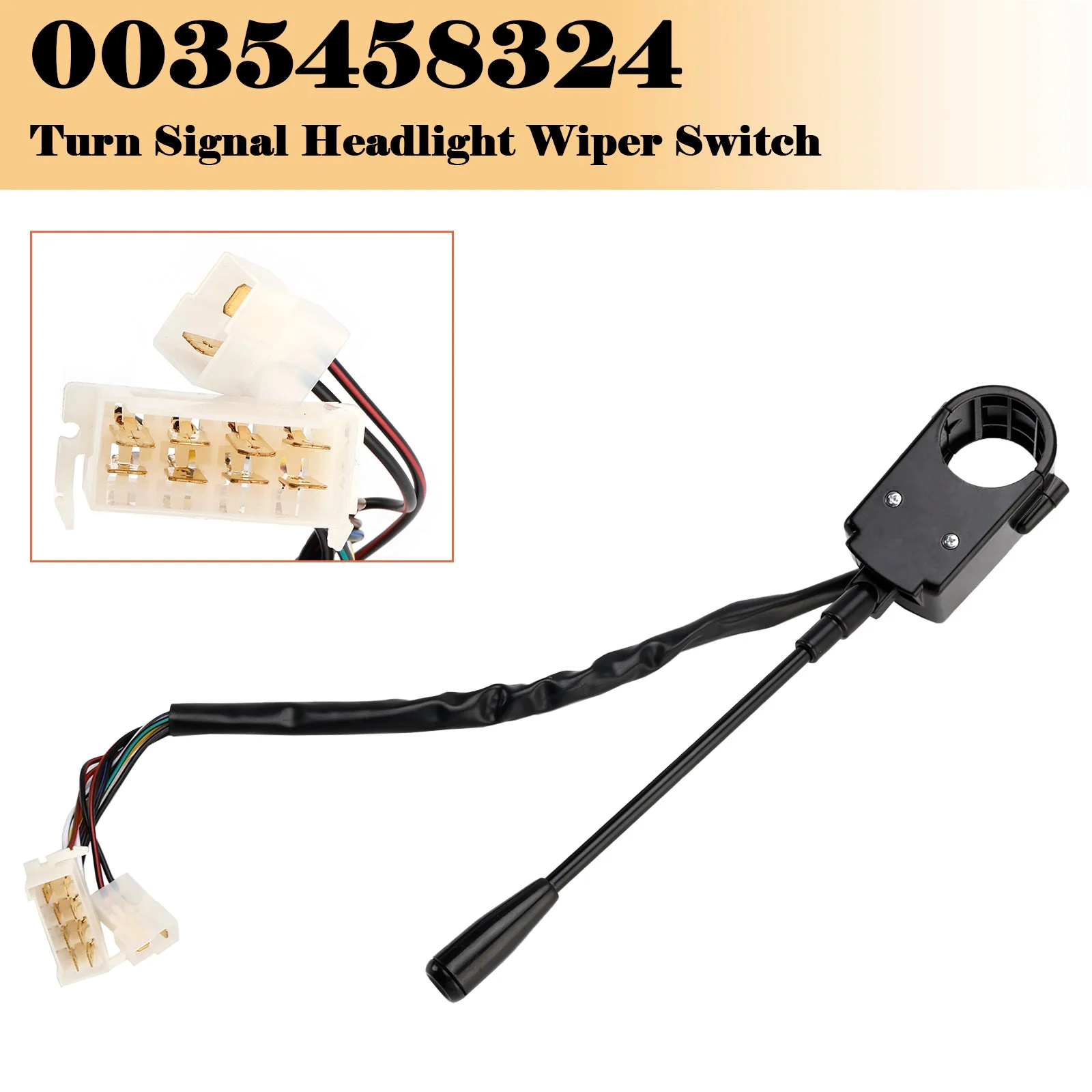 Turn Signal Headlight Wiper Switch 0035458324 for Mercedes-Benz LP 1963-1984