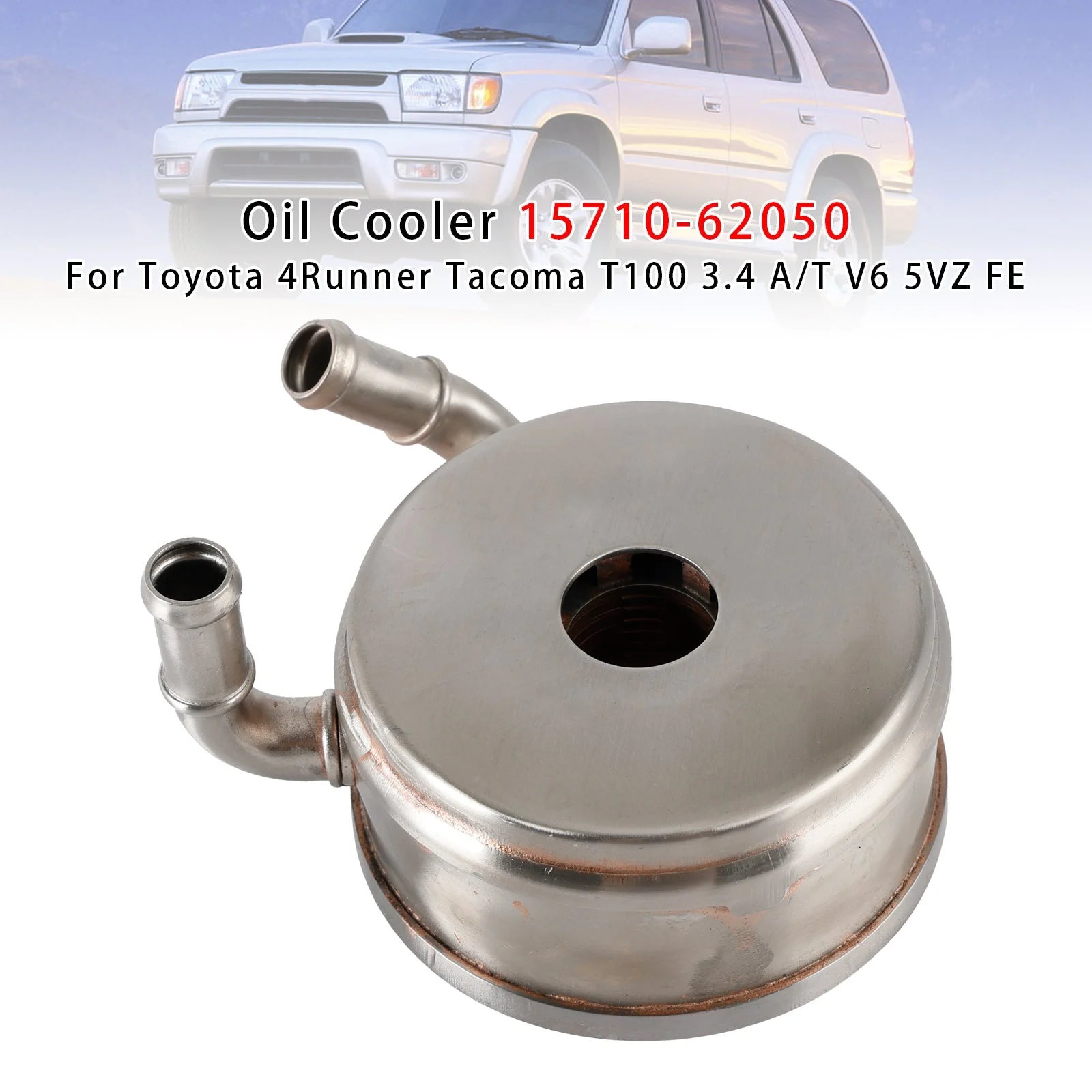 Oil Cooler 15710-62050 For Toyota 4Runner Tacoma T100 3.4 A/T V6 5VZ FE