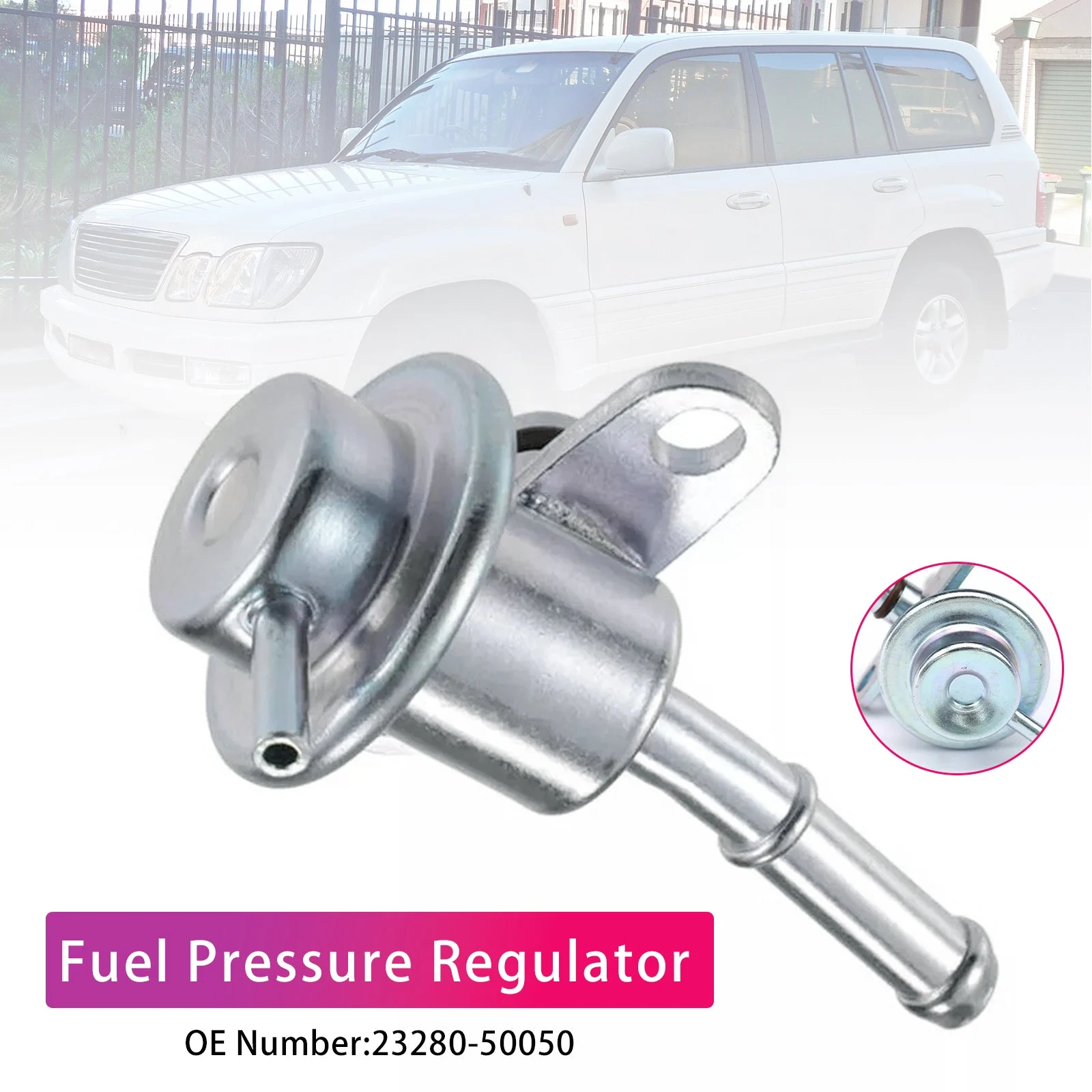 Fuel Injection Pressure Regulator 23280-50050 3 Bar For Lexus LX470 GX470 4.7L
