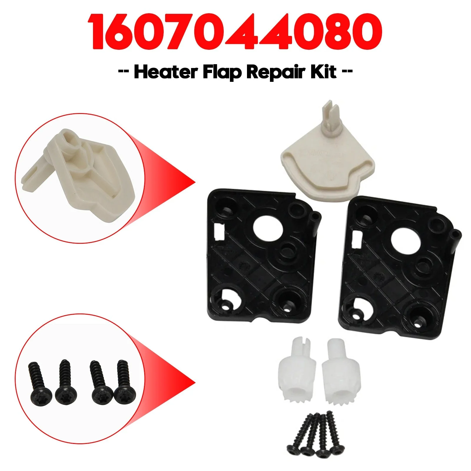 Heater Flap Repair Kit Dual Zone Climate Control for Peugeot 307 Citroen C4