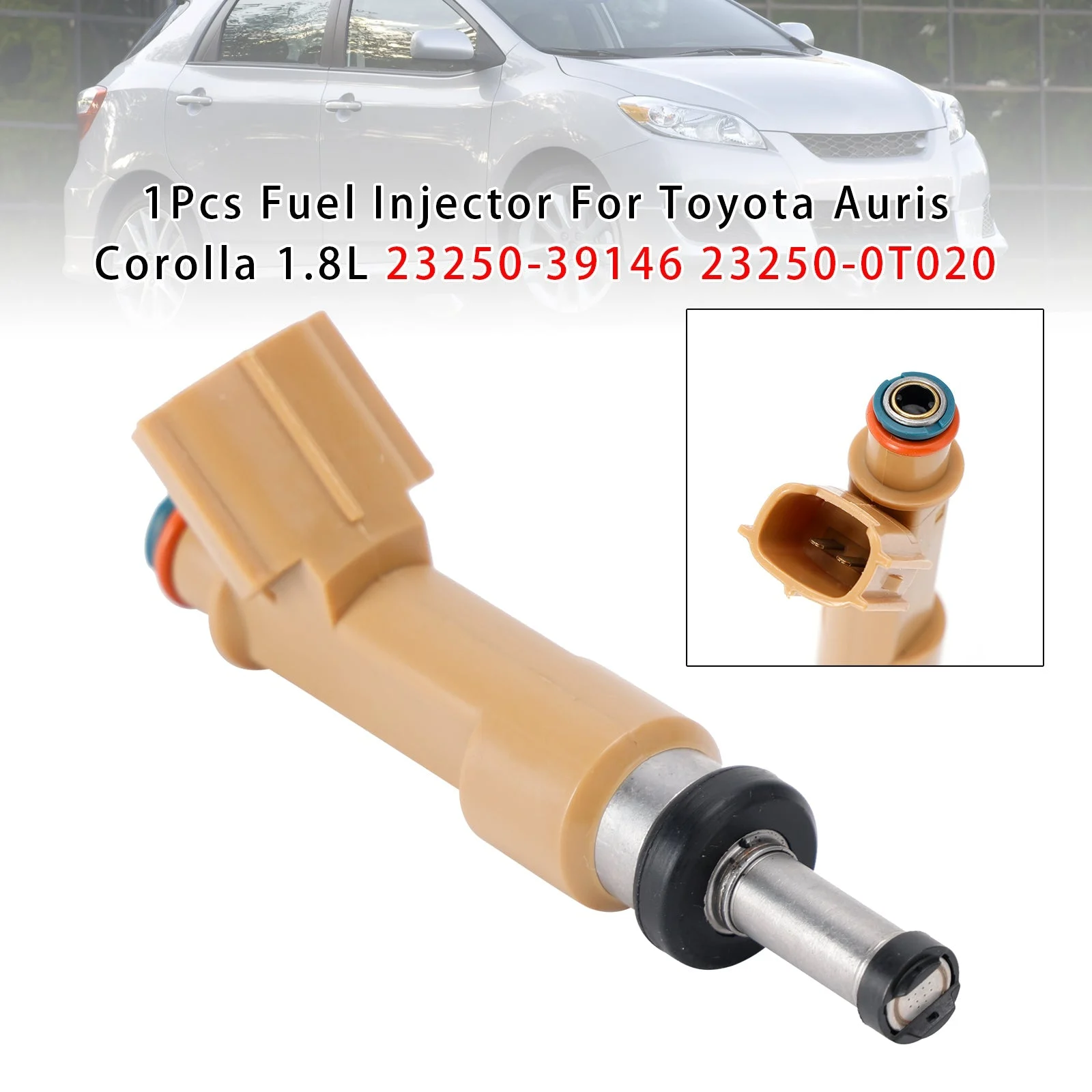 1Pcs Fuel Injector For Toyota Auris Corolla 1.8L 23250-39146 23250-0T020
