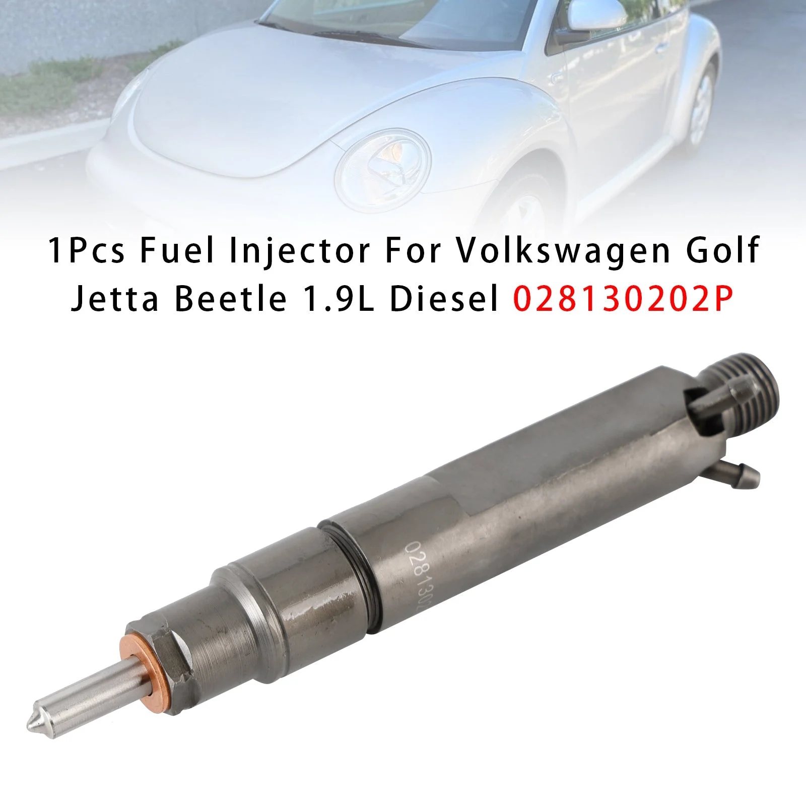 1Pcs Fuel Injector For Volkswagen Golf Jetta Beetle 1.9L Diesel 028130202P