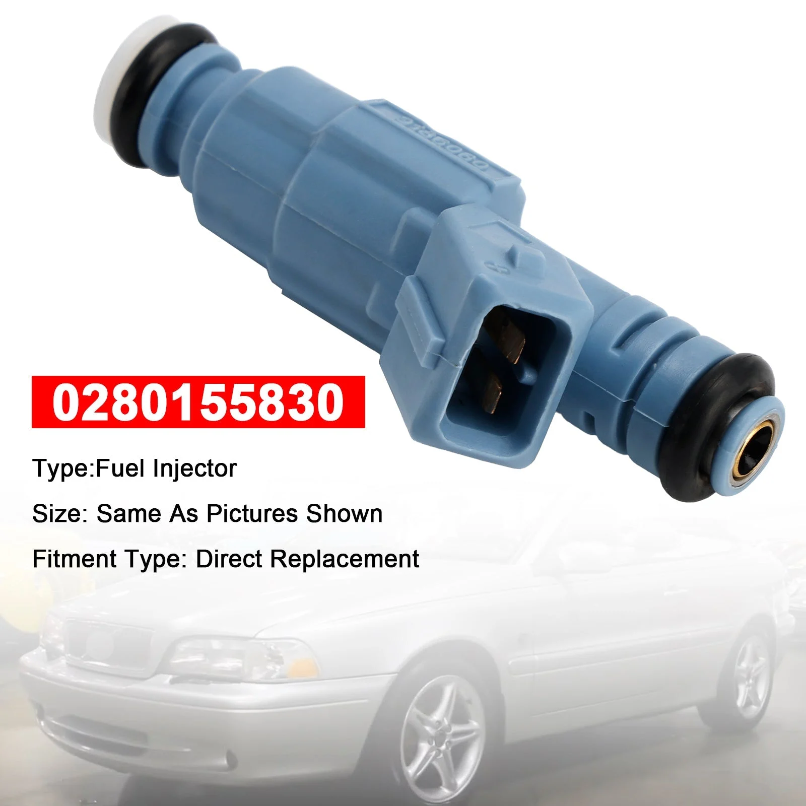 1Pcs Fuel Injector For Volvo C70 V70 S60 S80 1998-2009 91860600 0280155830