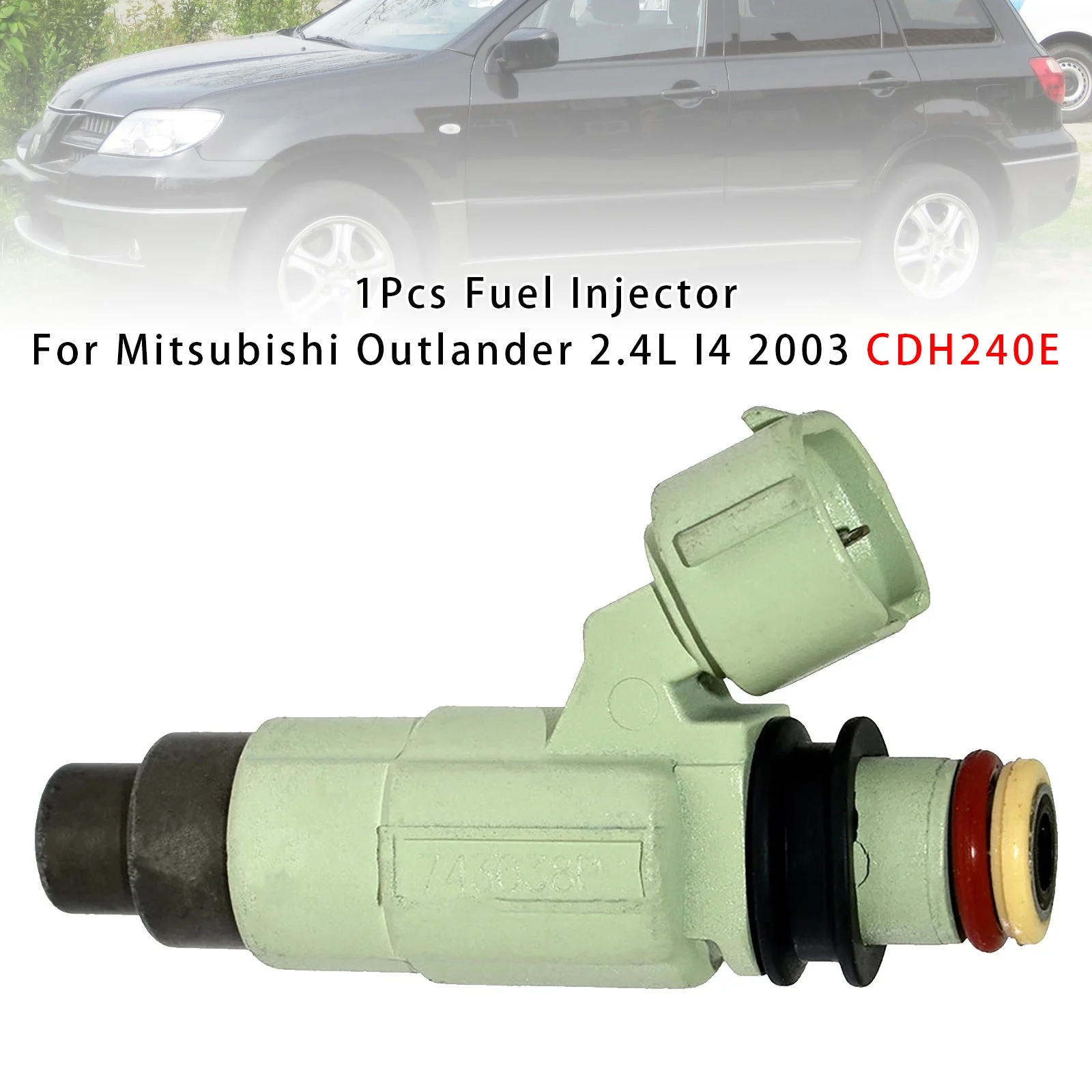 1Pcs Fuel Injector For Mitsubishi Outlander 2.4L I4 2003 CDH240E