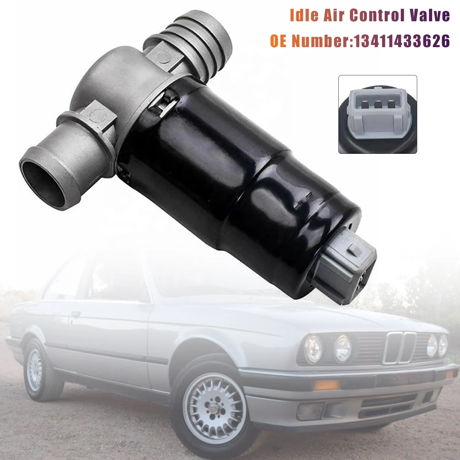 Idle Air Control Valve 13411433626 for BMW E30 E36 E34 M20 320i 325i 520i 525i
