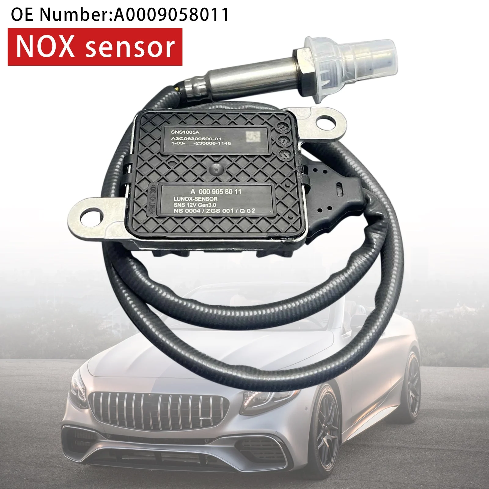 NOX Sensor A0009058011 For Mercedes-Benz GLE 350 D E 4MATIC A200 D C 180 D