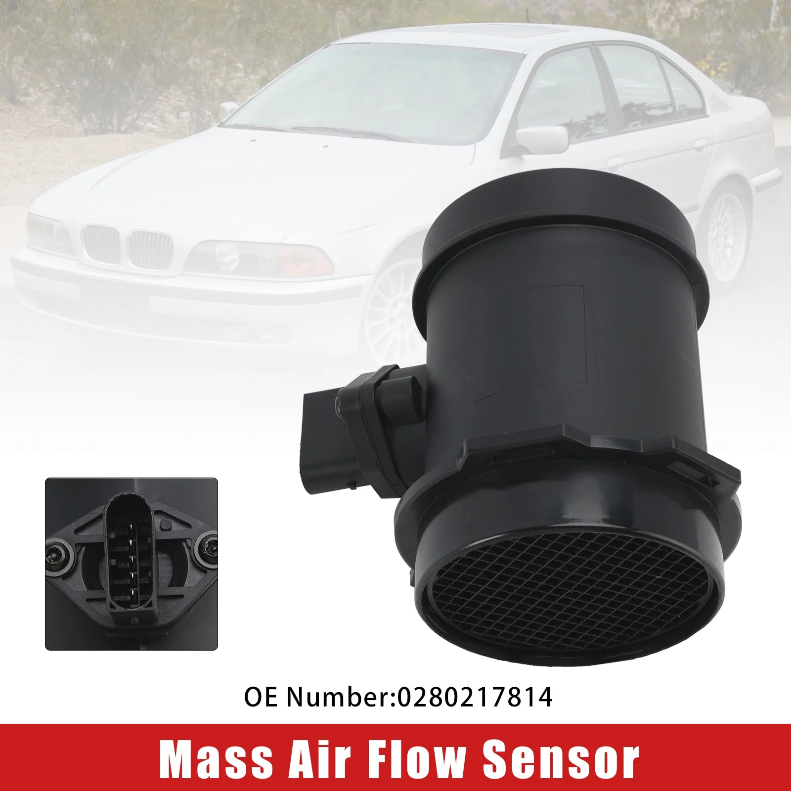 Mass Air Flow Sensor 0280217814 For BMW 540i 740i X5 For Range Rover 2003-2004