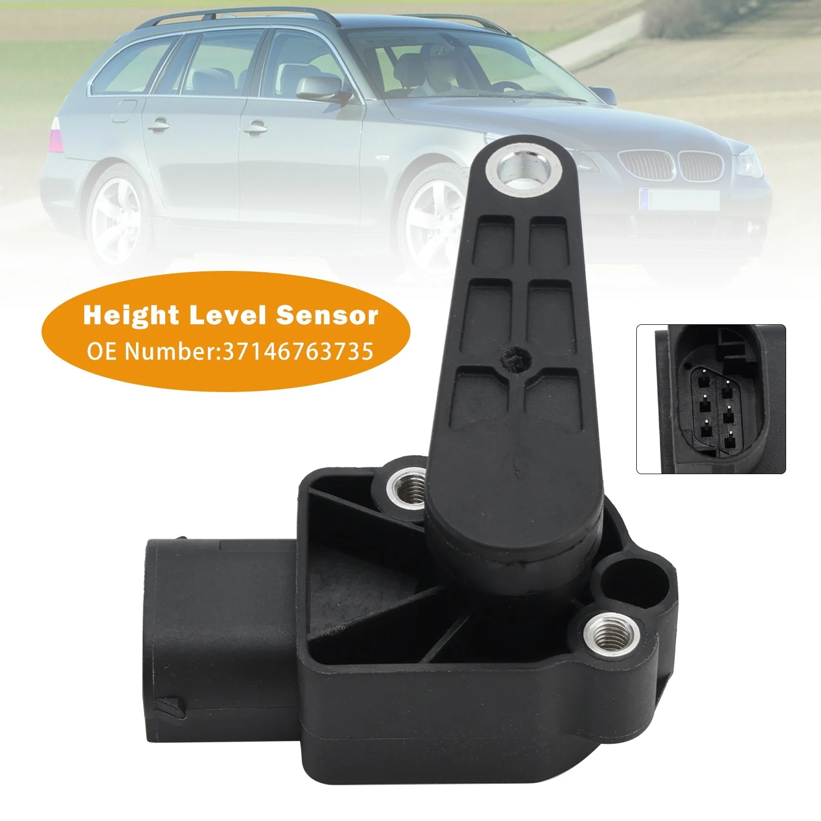Height Level Sensor 37146763735 For BMW 5 Series E60 E61 X1 X5 X6 E84 E70