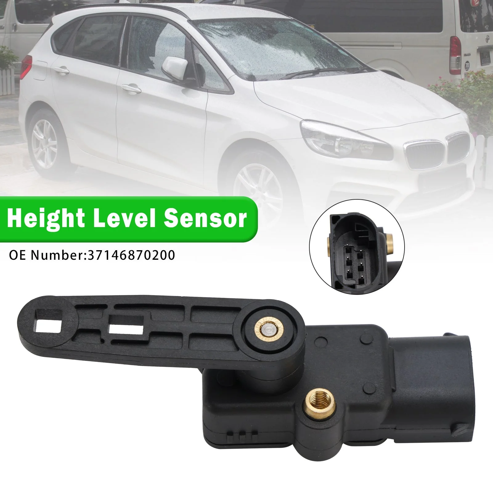 Height Level Sensor 37146870200 For BMW 2 Series X5 X6 F45 F15 F85 F16