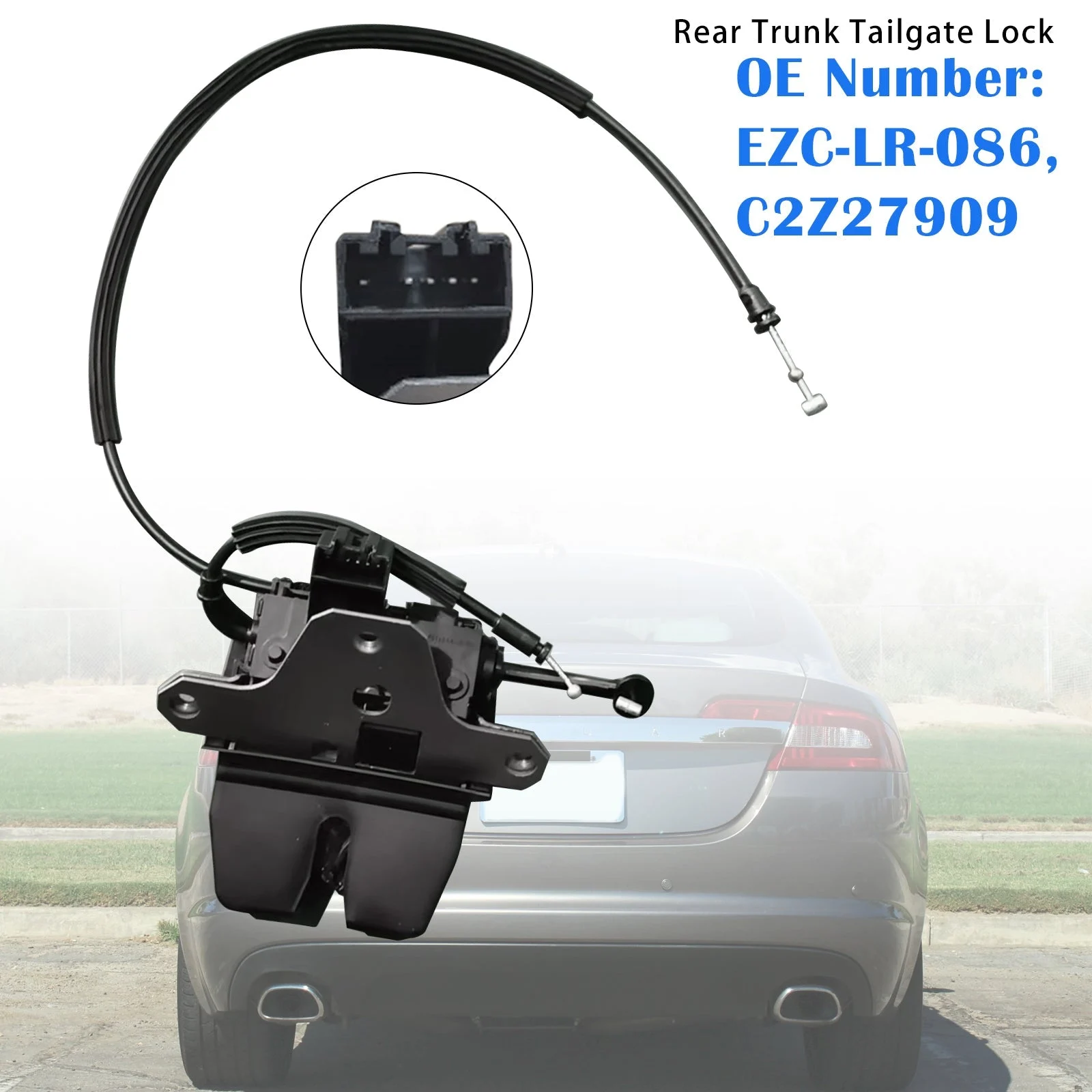 Rear Trunk Tailgate Lock EZC-LR-086 C2Z27909 For JAGUAR XF I (X250) 2009-2015