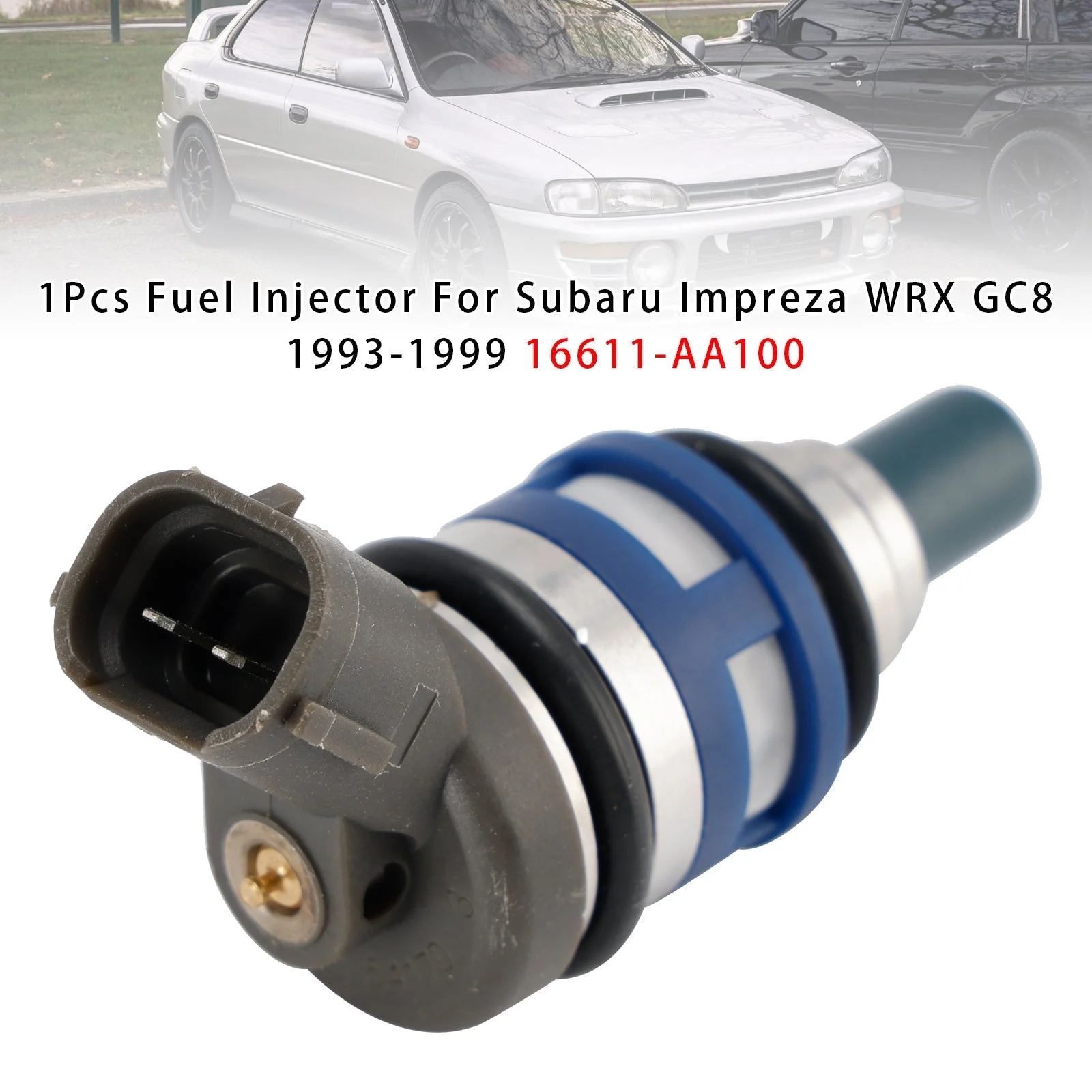 1Pcs Fuel Injector For Subaru Impreza WRX GC8 1993-1999 16611-AA100
