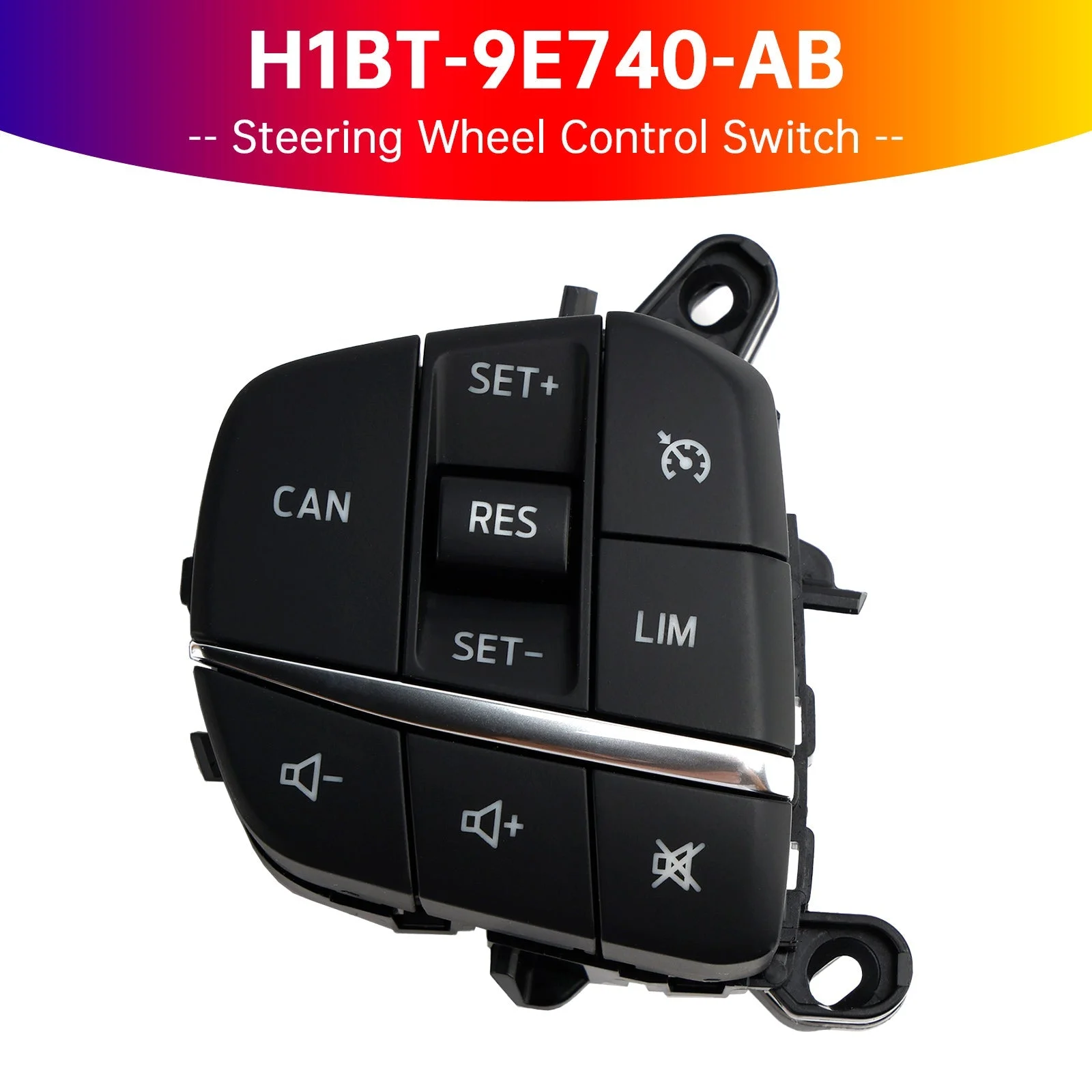Steering Wheel Control Switch for Ford Focus Fiesta H1BT-9E740-AB 2127976