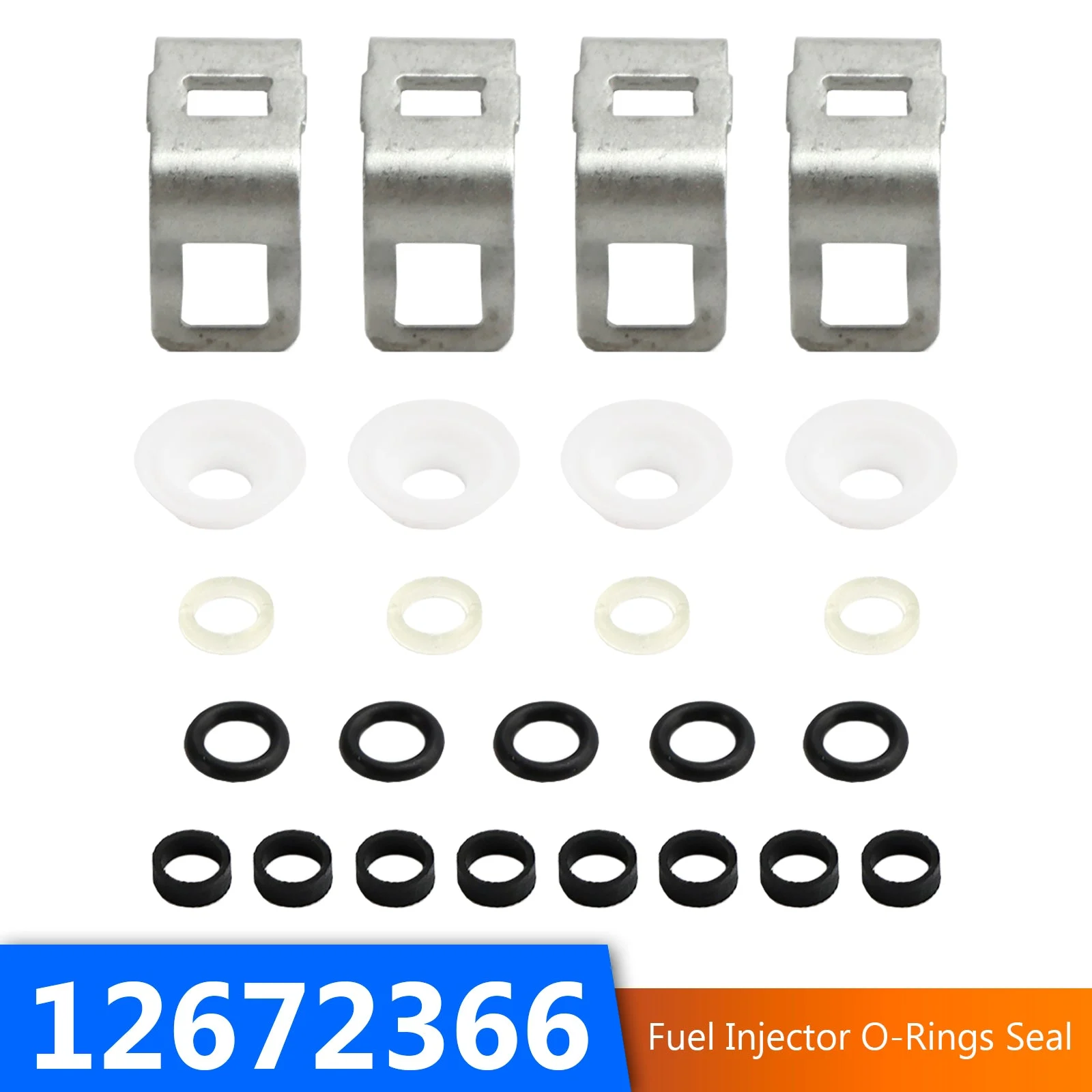 12672366 Fuel Injector O-Rings Seal for Chevy Express Van SaVana
