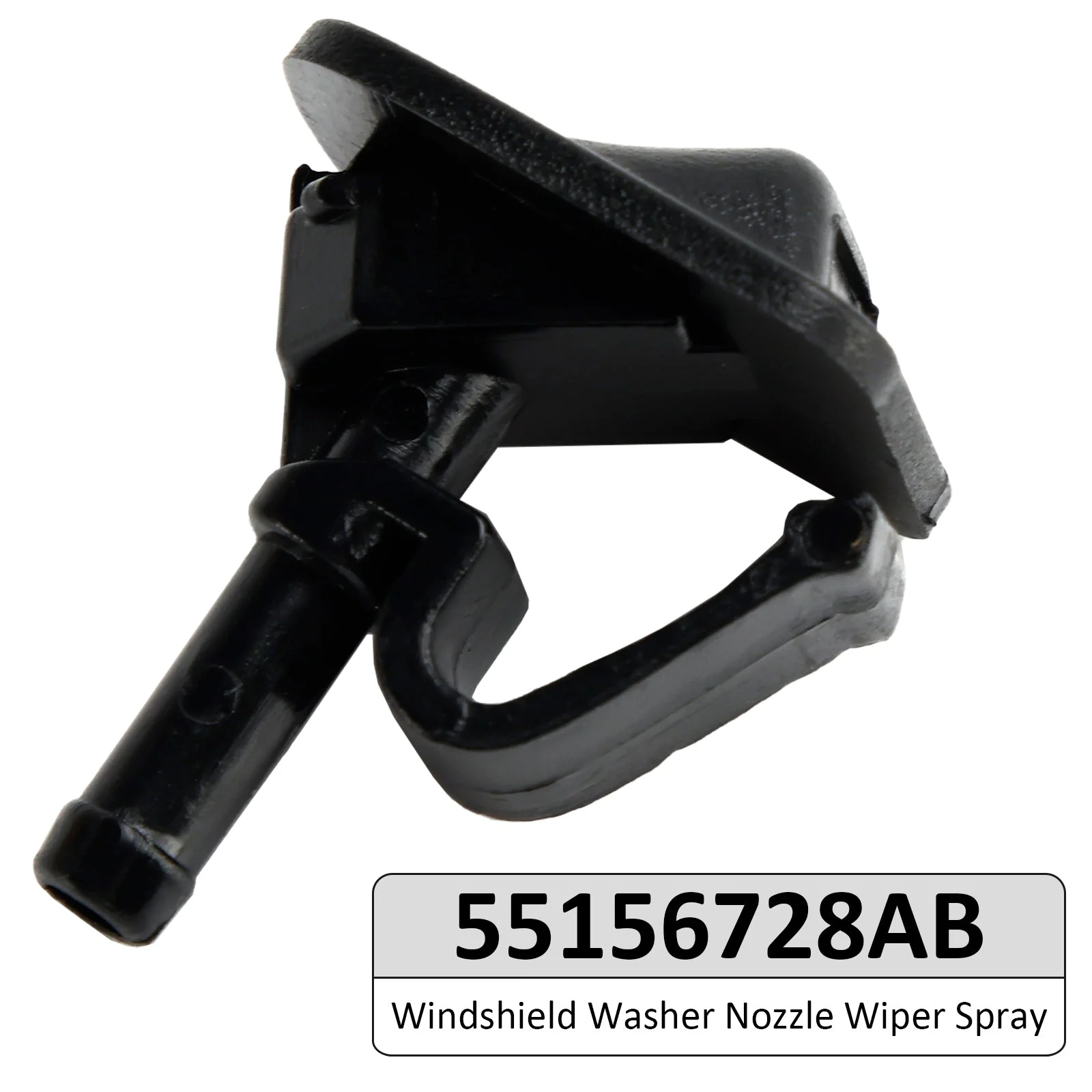 Windshield Washer Nozzle Wiper Spray 55156728AB for Jeep Wrangler JK 2002-2012