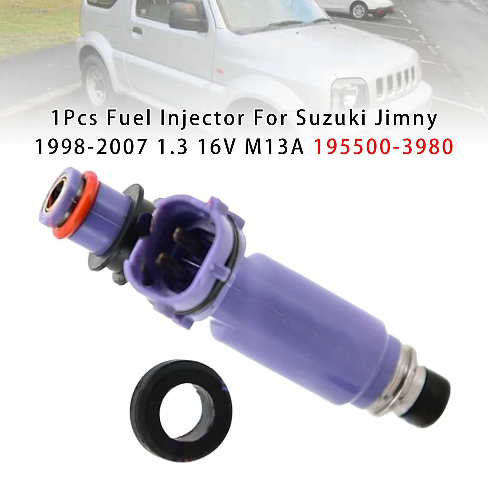 1Pcs Fuel Injector For Suzuki Jimny 1998-2007 1.3 16V M13A 195500-3980