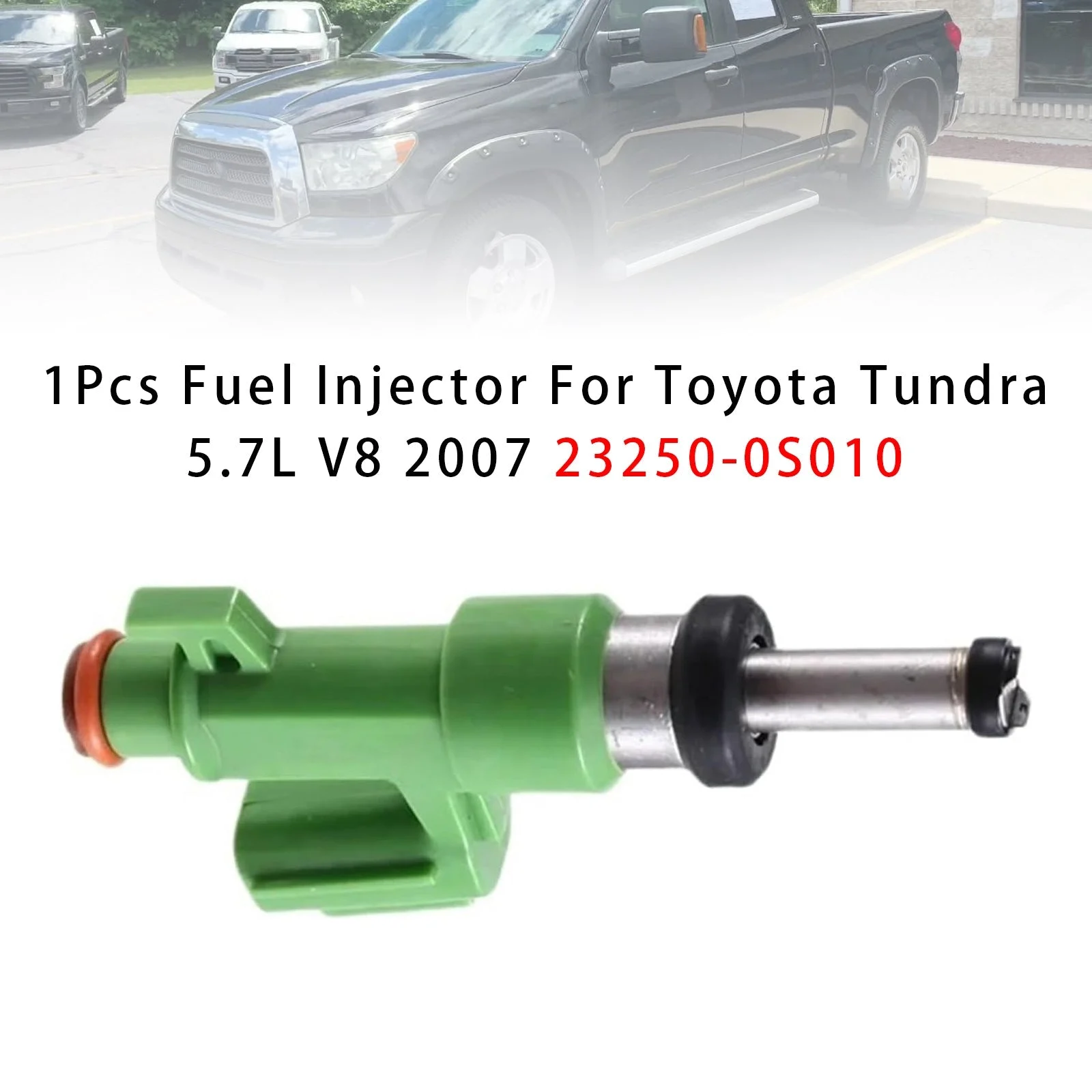 1Pcs Fuel Injector For Toyota Tundra 5.7L V8 2007 23250-0S010