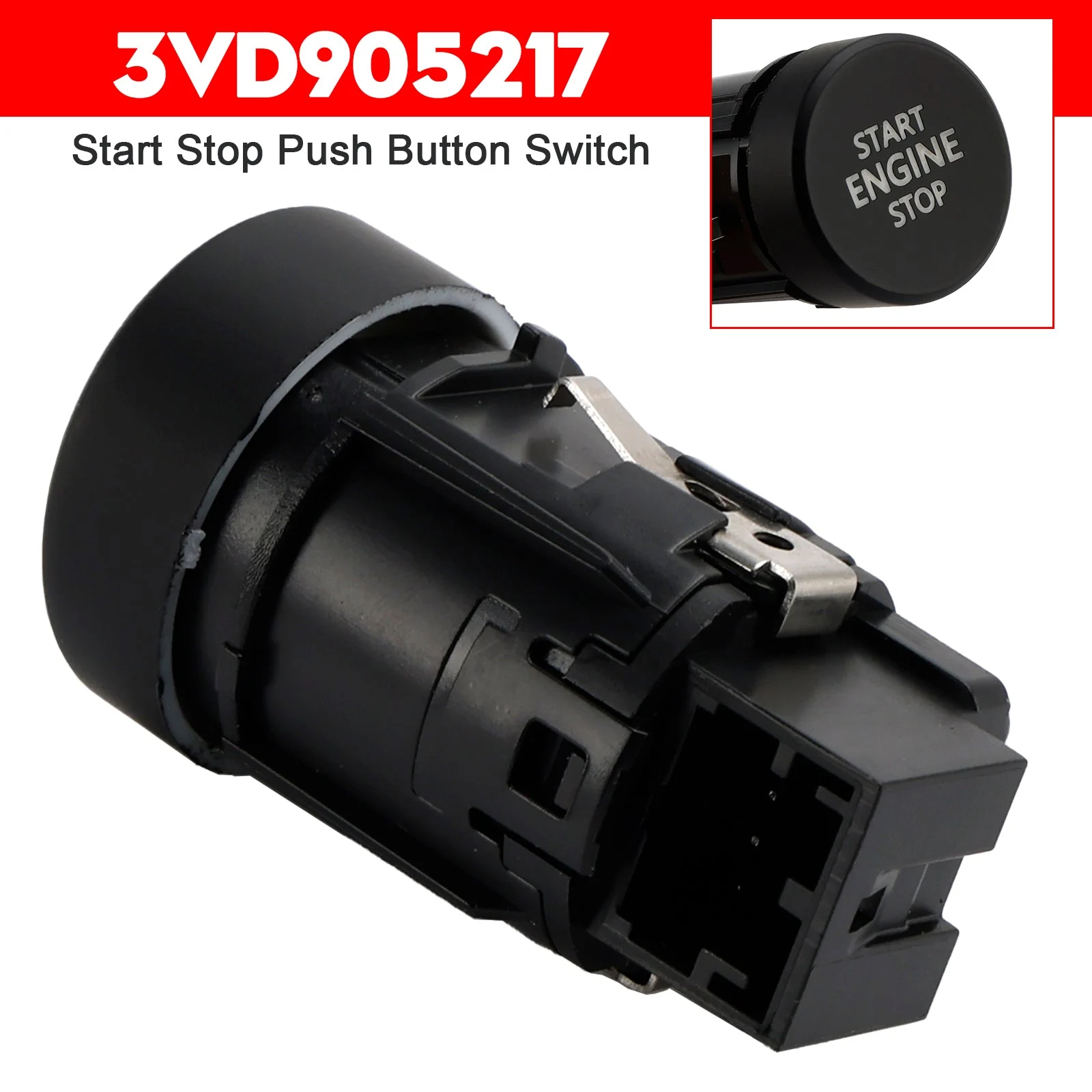 Start Stop Push Button Switch for Skoda Octavia Superb Kodiaq 15-21 3VD905217