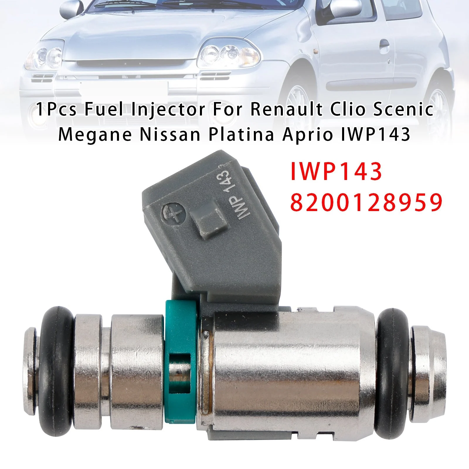 1Pcs Fuel Injector For Renault Clio Scenic Megane Nissan Platina Aprio IWP143