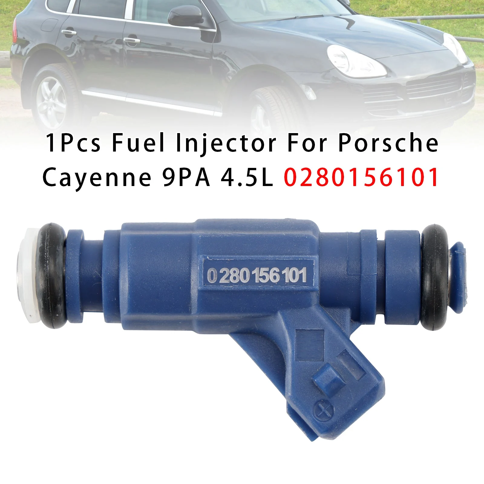 1Pcs Fuel Injector For Porsche Cayenne 9PA 4.5L 0280156101