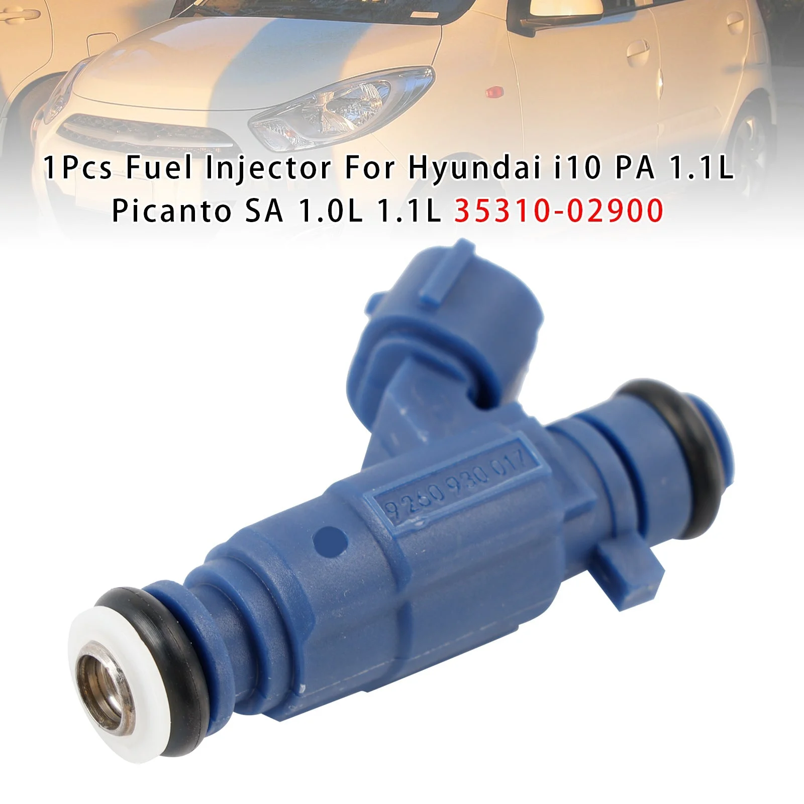 1Pcs Fuel Injector For Hyundai i10 PA 1.1L Picanto SA 1.0L 1.1L 35310-02900