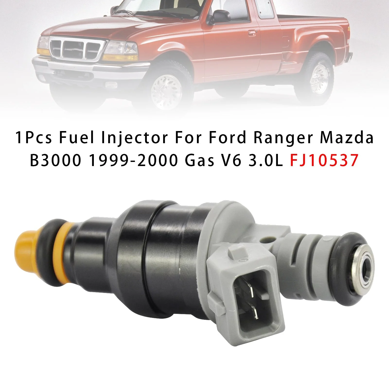 1Pcs Fuel Injector For Ford Ranger Mazda B3000 1999-2000 Gas V6 3.0L FJ10537