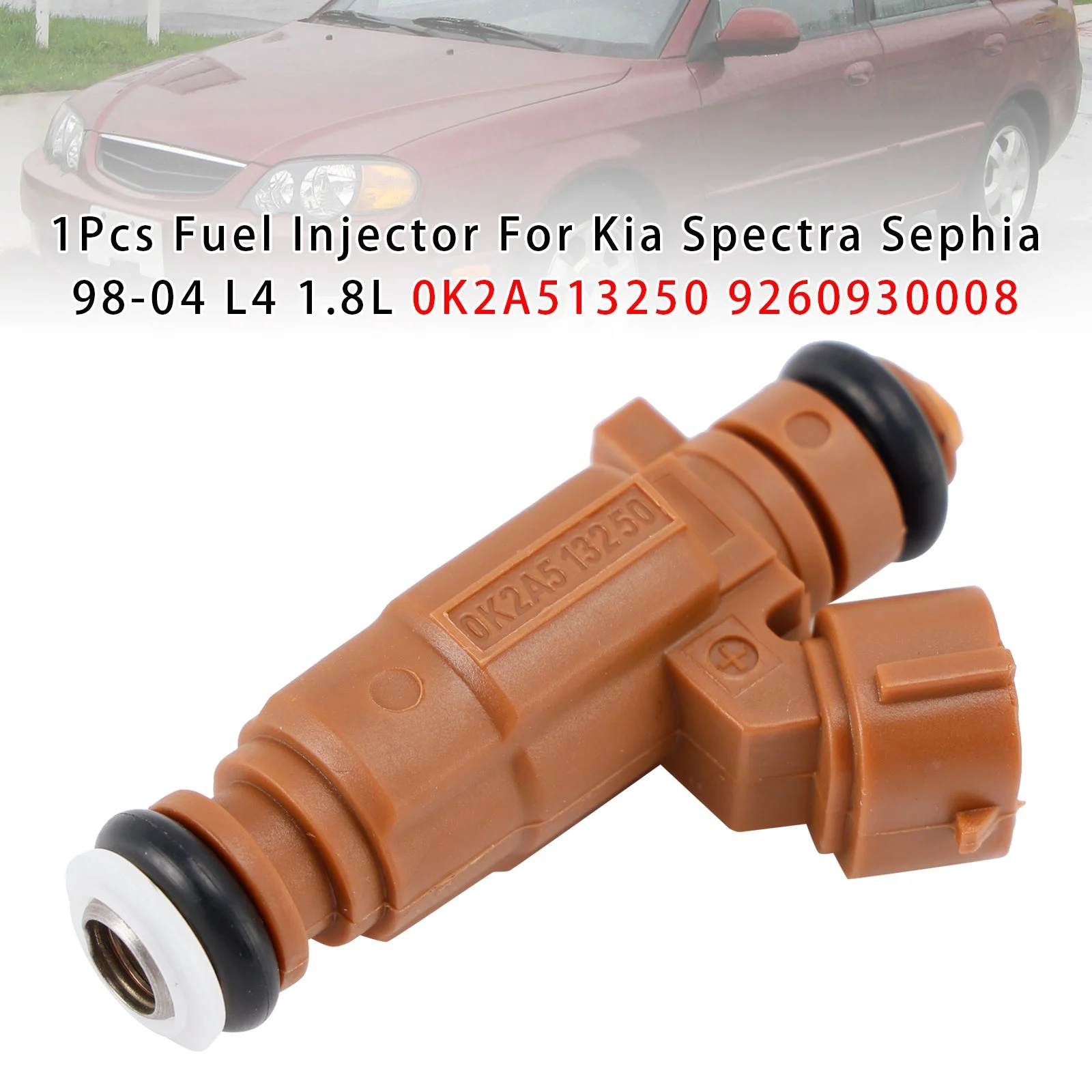 1Pcs Fuel Injector For Kia Spectra Sephia 98-04 L4 1.8L 0K2A513250 9260930008