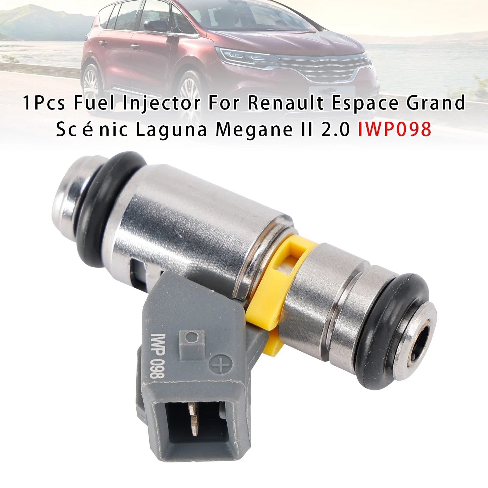 1Pcs Fuel Injector For Renault Espace Grand Sc谷nic Laguna Megane II 2.0 IWP098