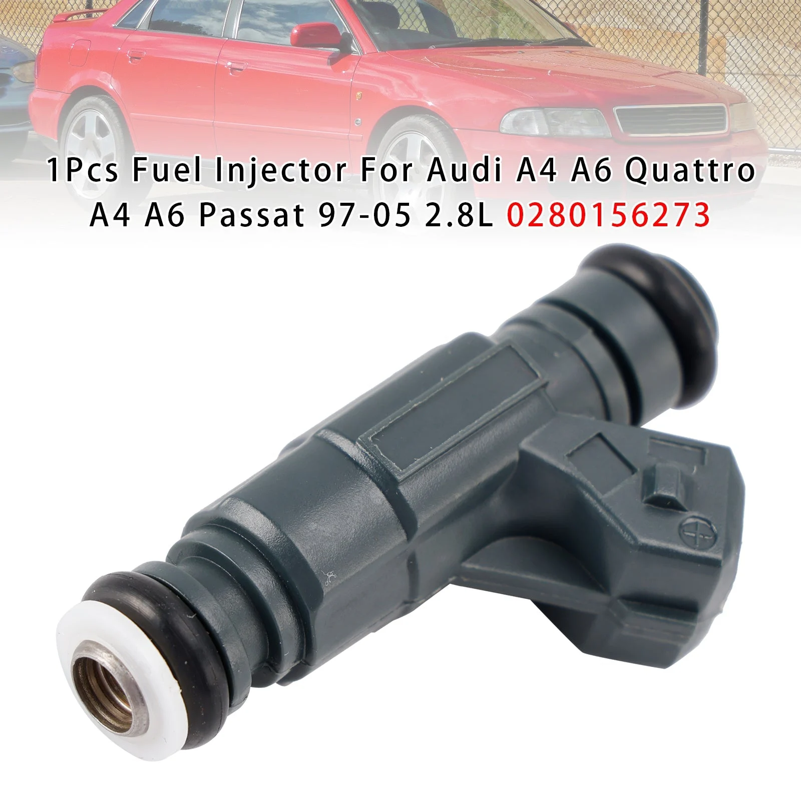 1Pcs Fuel Injector For Audi A4 A6 Quattro A4 A6 Passat 97-05 2.8L 0280156273