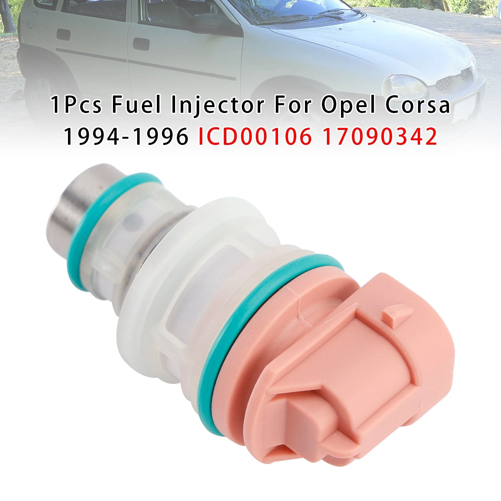 1Pcs Fuel Injector For Opel Corsa 1994-1996 ICD00106 17090342