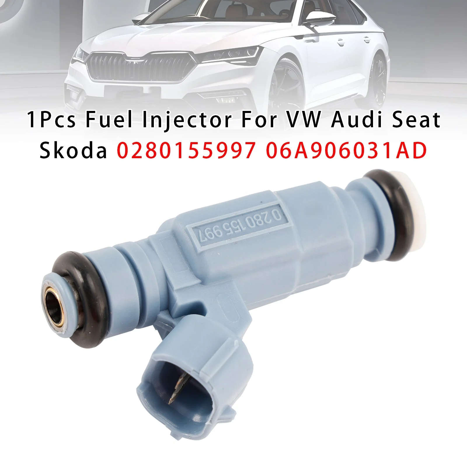 1Pcs Fuel Injector For VW Audi Seat Skoda 0280155997 06A906031AD