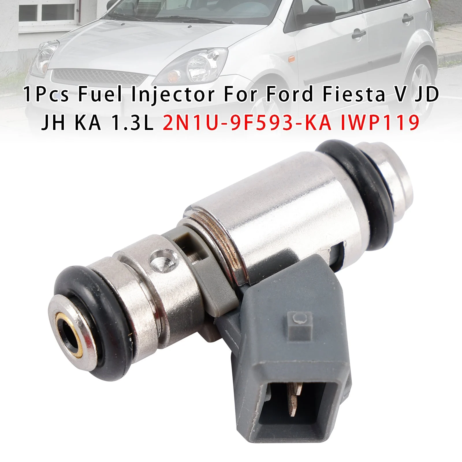 1Pcs Fuel Injector For Ford Fiesta V JD JH KA 1.3L 2N1U-9F593-KA IWP119