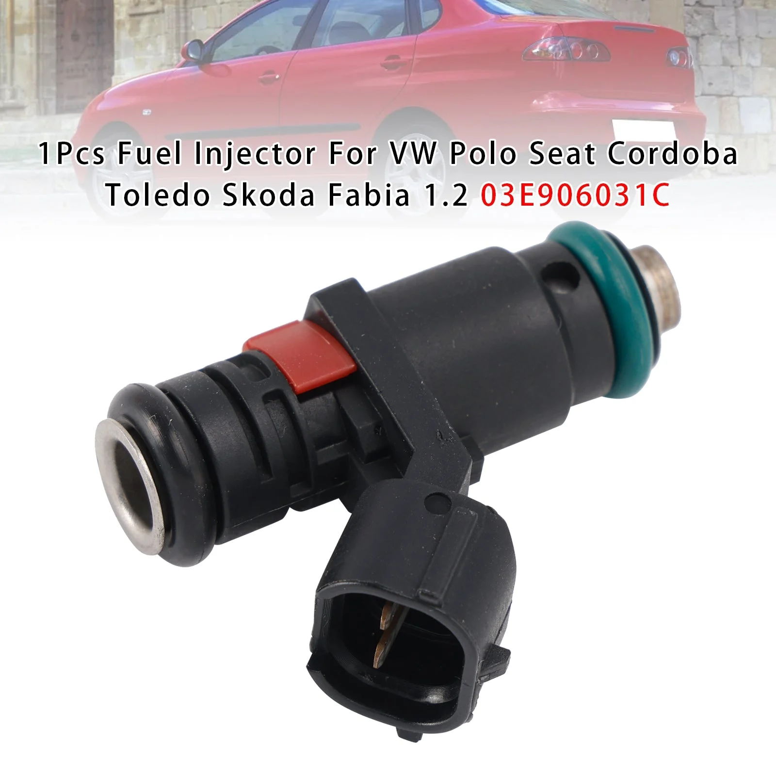 1Pcs Fuel Injector For VW Polo Seat Cordoba Toledo Skoda Fabia 1.2 03E906031C