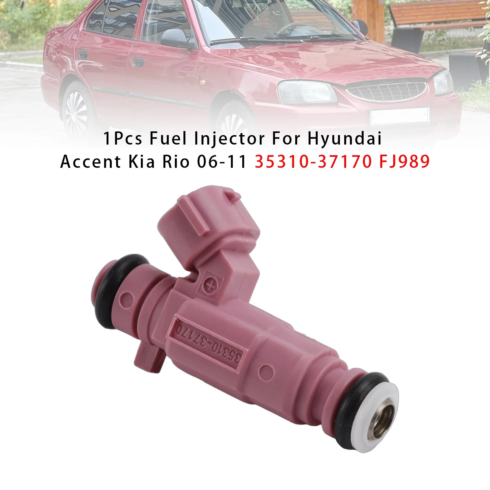 1Pcs Fuel Injector For Hyundai Accent Kia Rio 06-11 35310-37170 FJ989