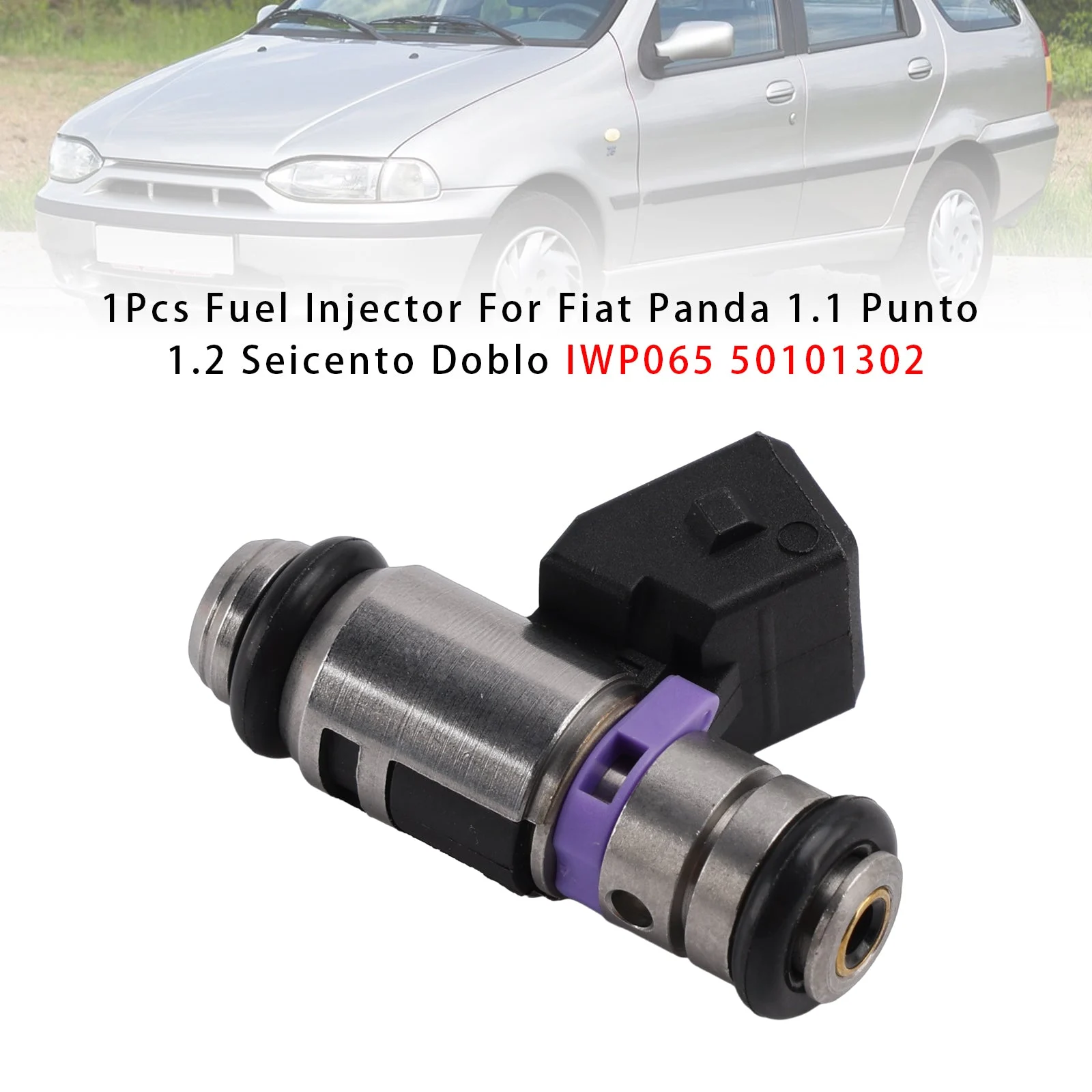 1Pcs Fuel Injector For Fiat Panda 1.1 Punto 1.2 Seicento Doblo IWP065 50101302