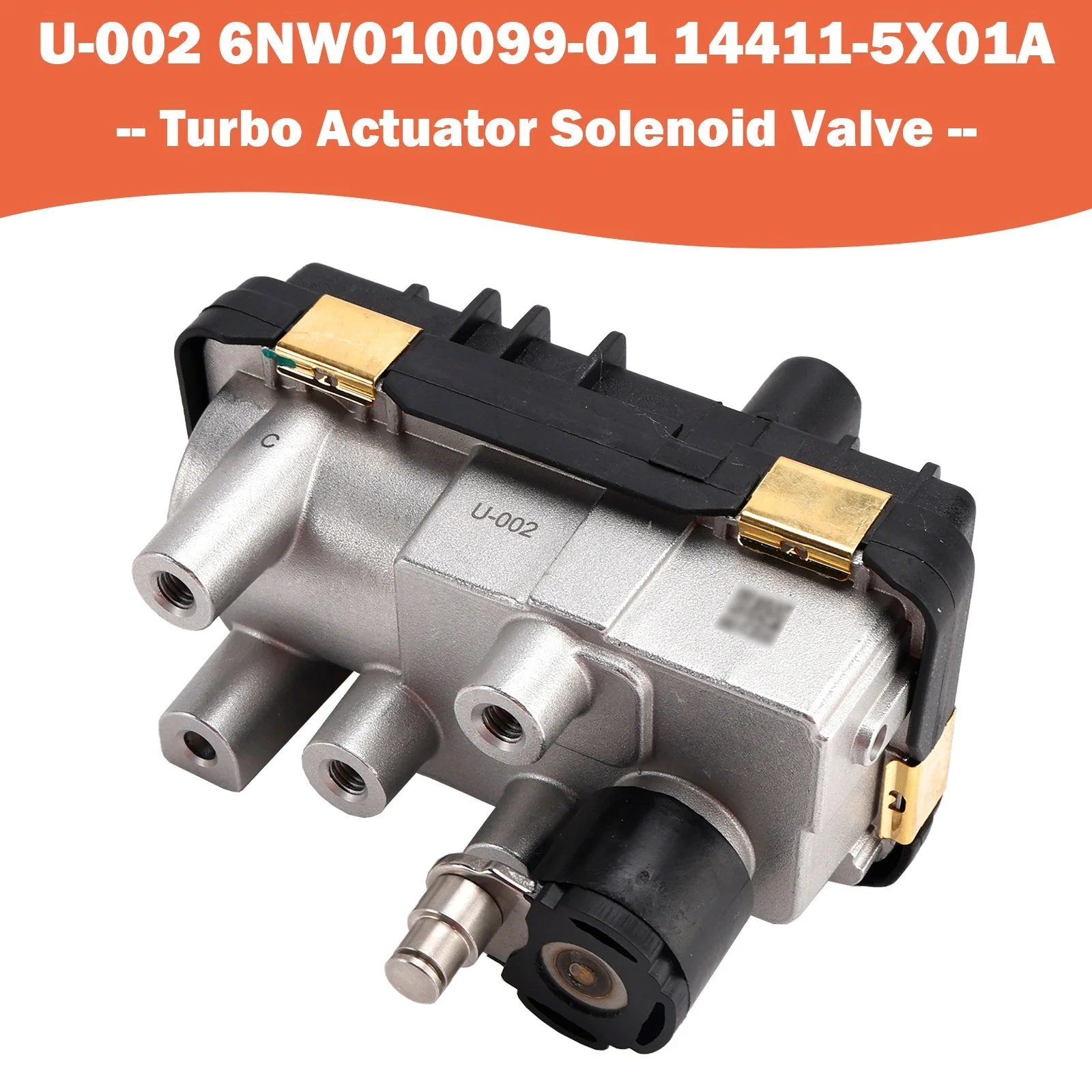 Turbo Actuator Solenoid Valve for Nissan Navara Frontier 2.5 U-002 6NW010099-01