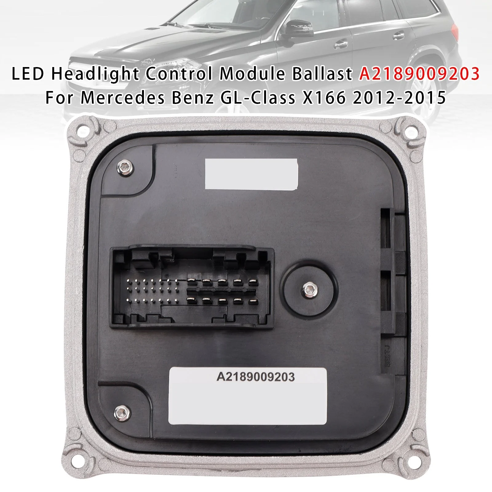 LED Headlight Control Module Ballast For Mercedes Benz GL-Class X166 2012-2015