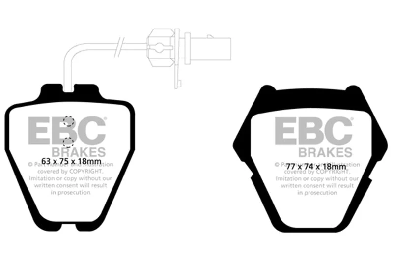 EBC - Front Redstuff Pad PN DP31348C