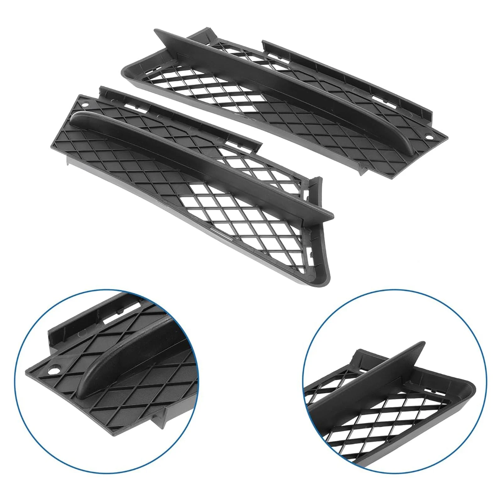 Front Fog Light Grille For BMW 3 Series E90 E91 2006-2008 51117134081