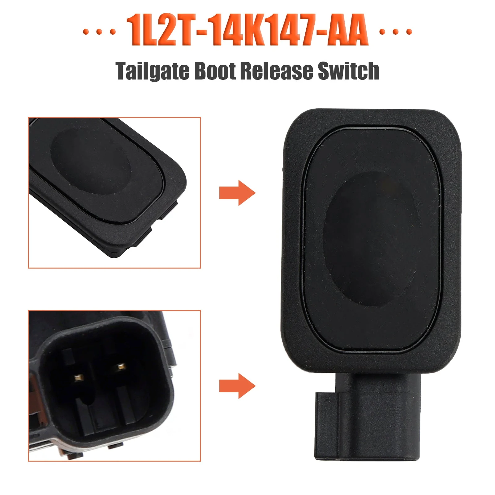 Tailgate Boot Release Switch 1L2T-14K147-AA for Ford Kuga 12-17 Mondeo 5 2015-21