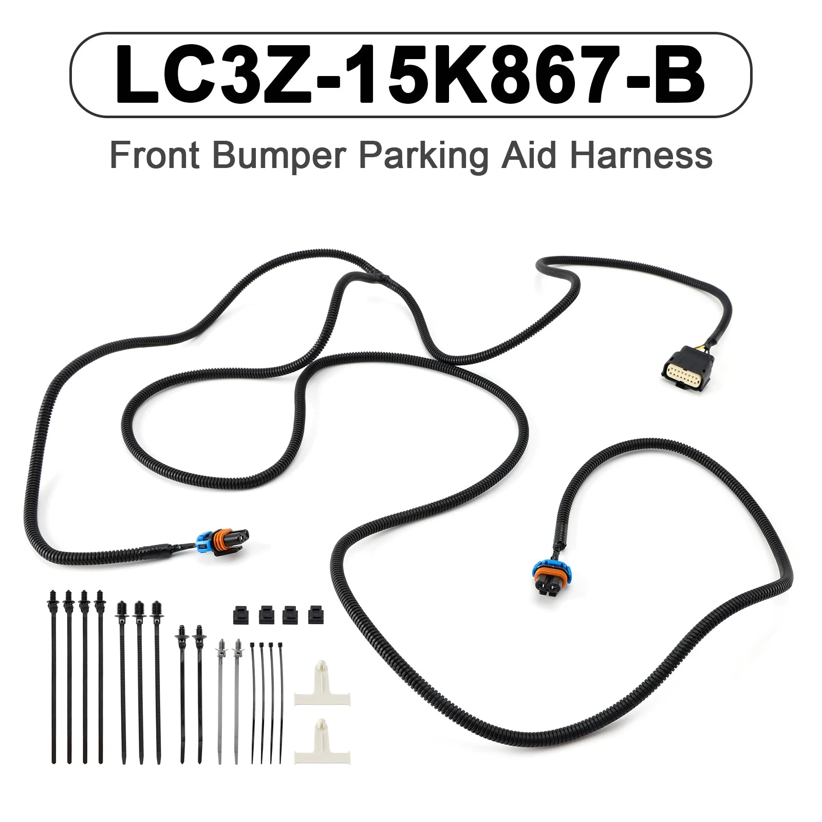 Front Bumper Parking Aid Harness for Ford Super Duty 2020-2022 LC3Z-15K867-B