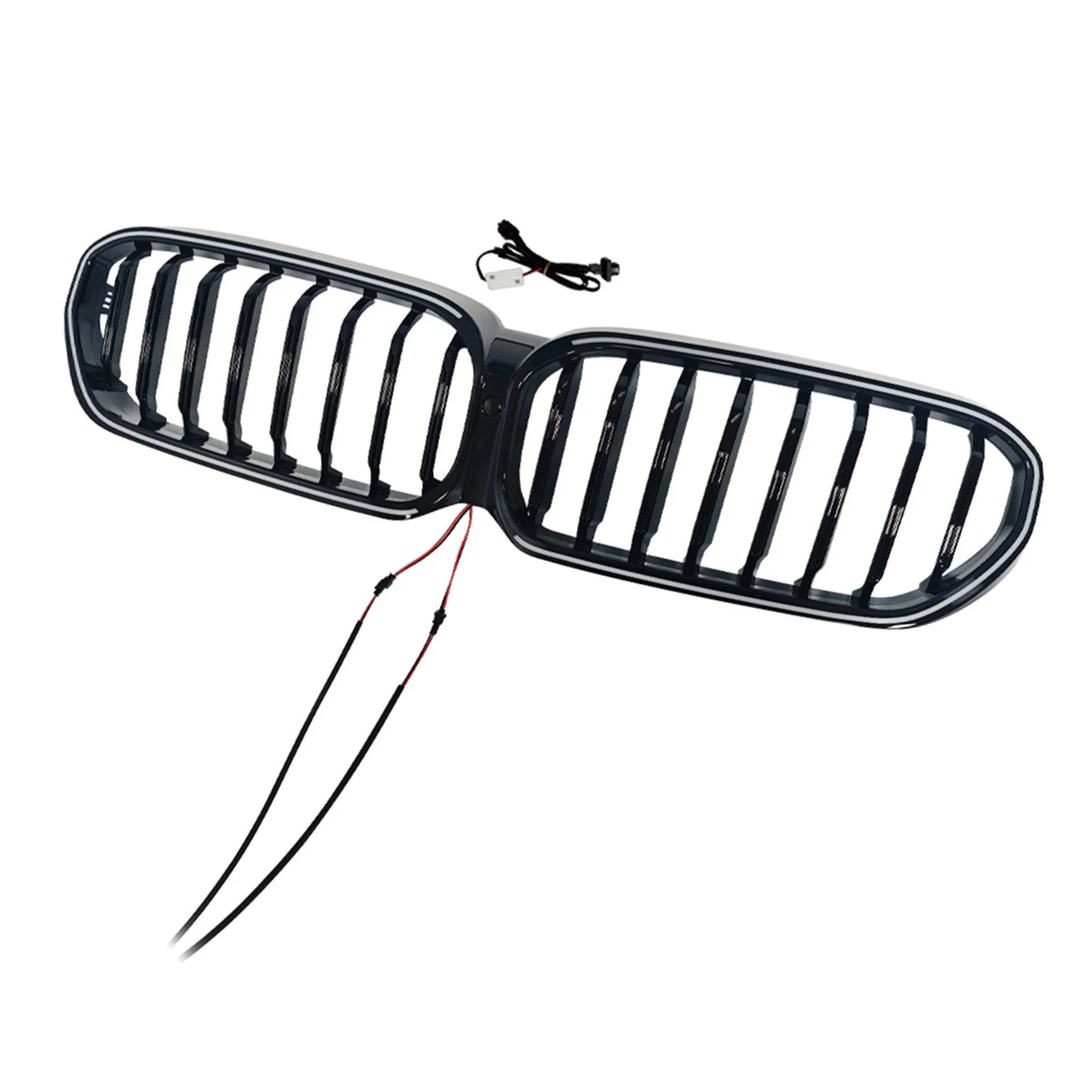 Gloss Black Front Kidney Grill Grille Fit BMW 5 Series G30 G38 2021-2024