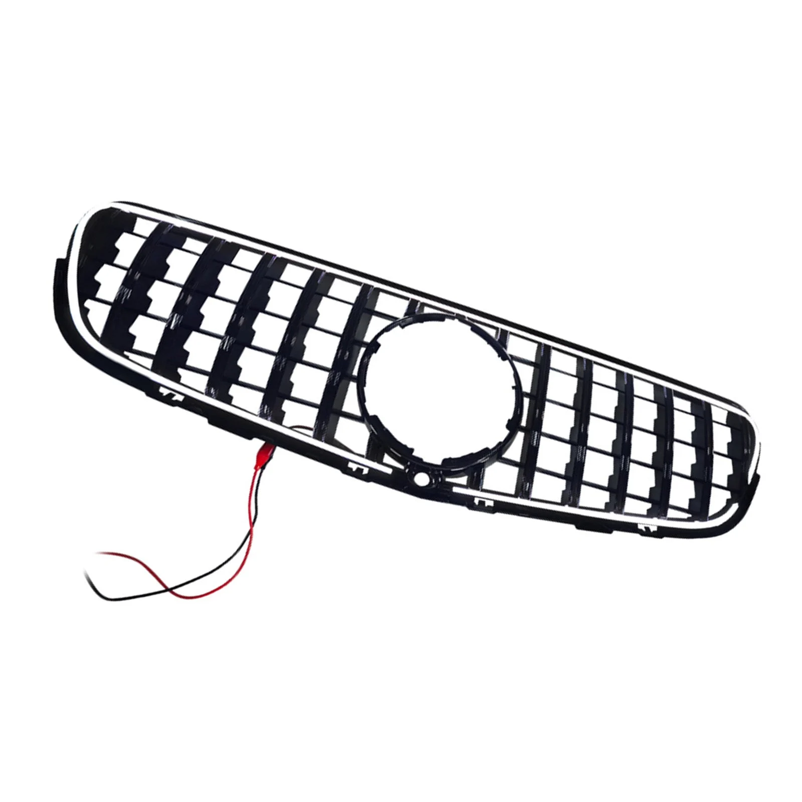 GT-Style Front Bumper Grill Grille Fit Mercedes Benz GLC X253 C253 2015-2019