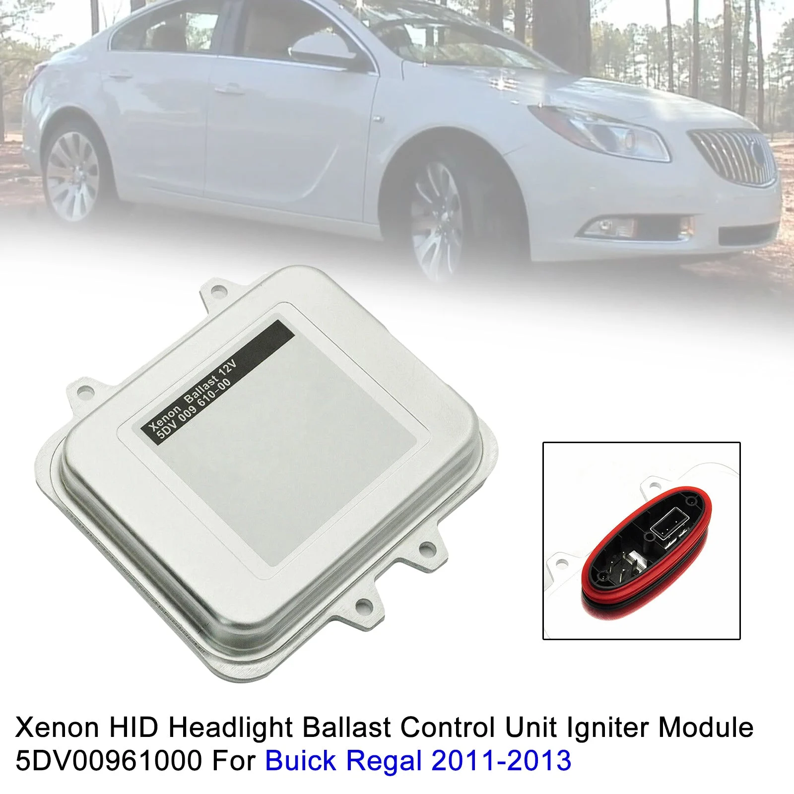 Xenon HID Headlight Ballast Control Unit Igniter Module For Buick Regal 11-2013