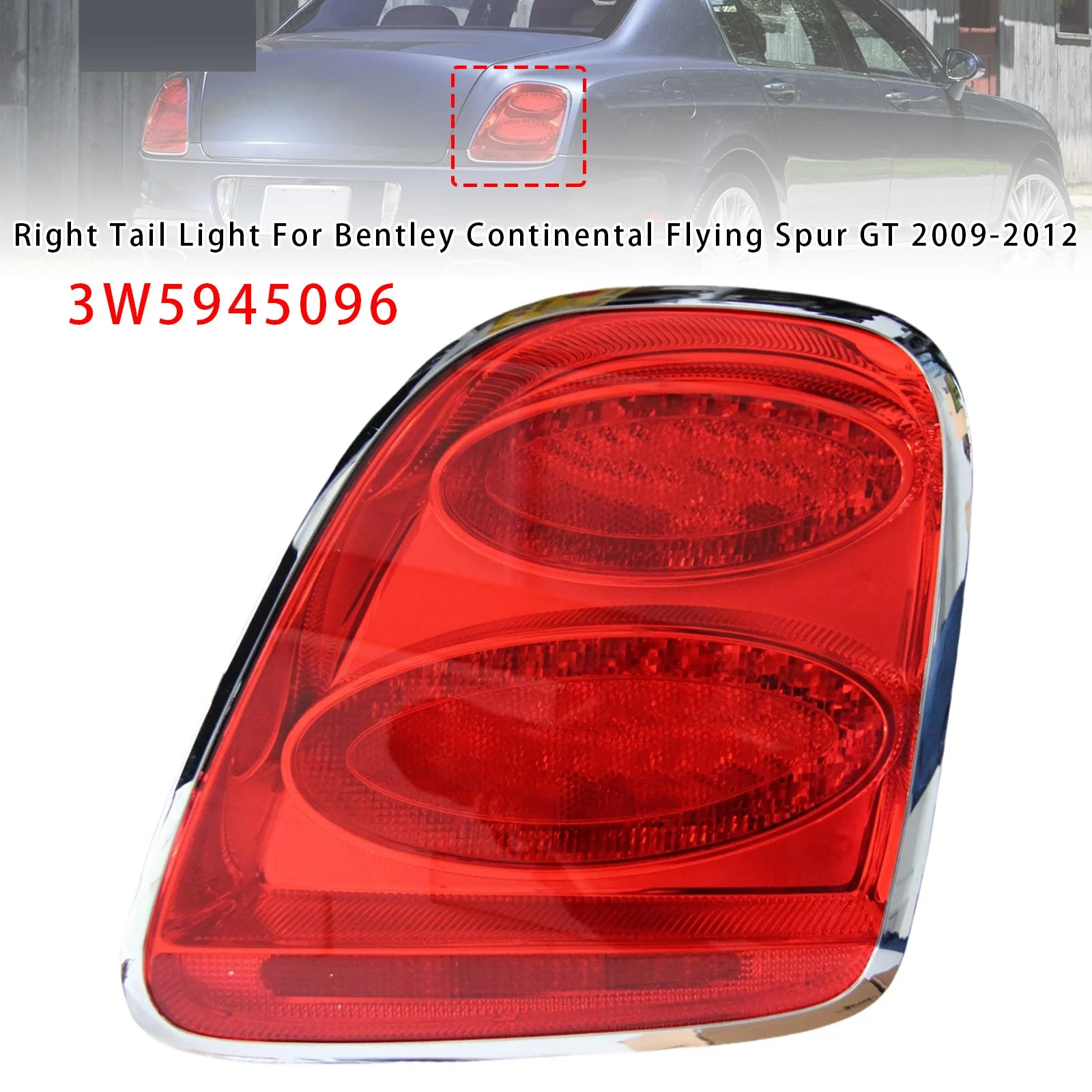 Right Tail Light For Bentley Continental Flying Spur GT 2009-2012