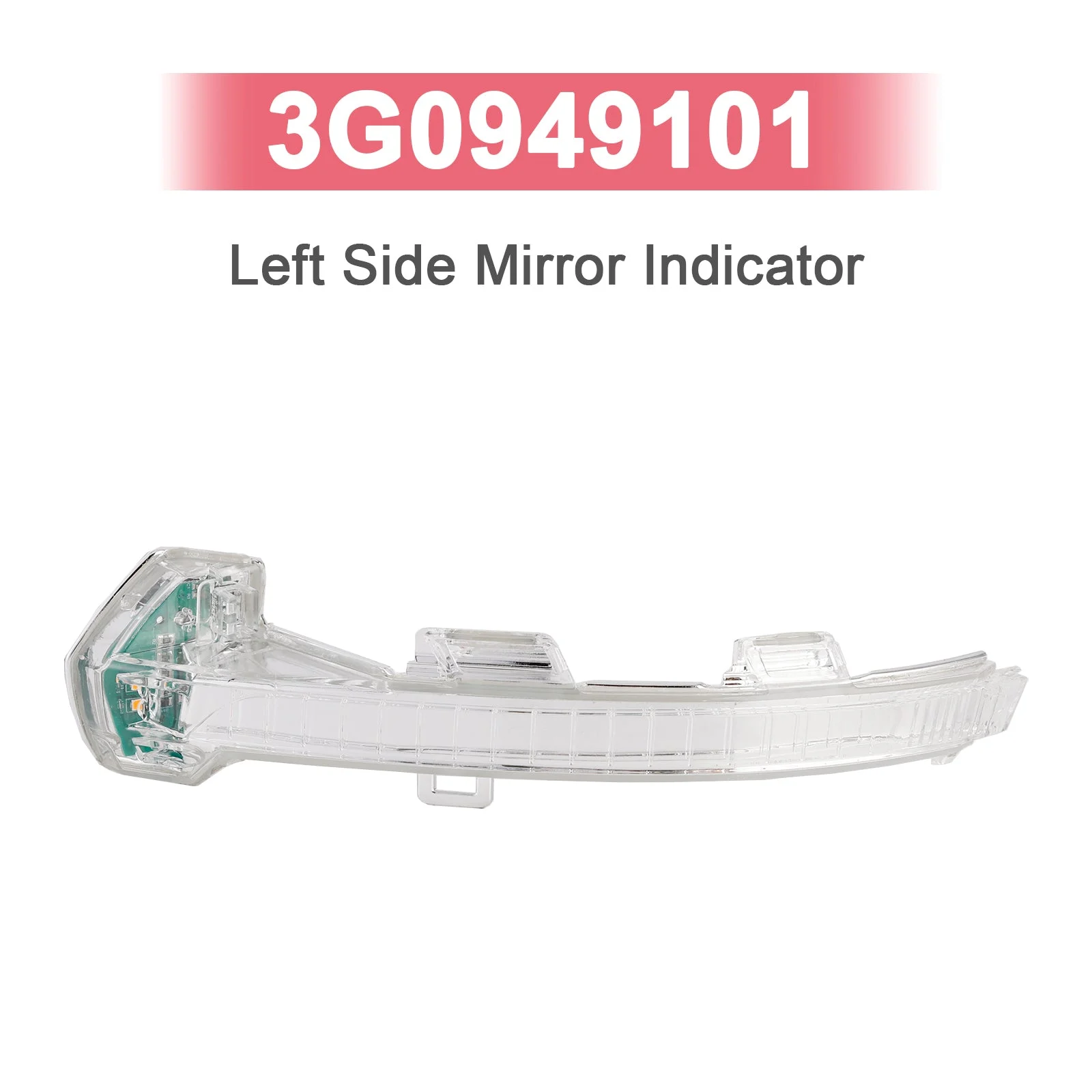Left Side Mirror Indicator Light Lamp for VW Passat B8 2015-2020 3G0949101