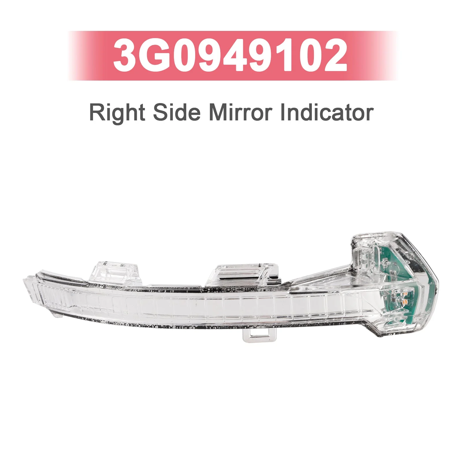 Right Side Mirror Indicator Light Lamp for VW Passat B8 2015-2020 3G0949102
